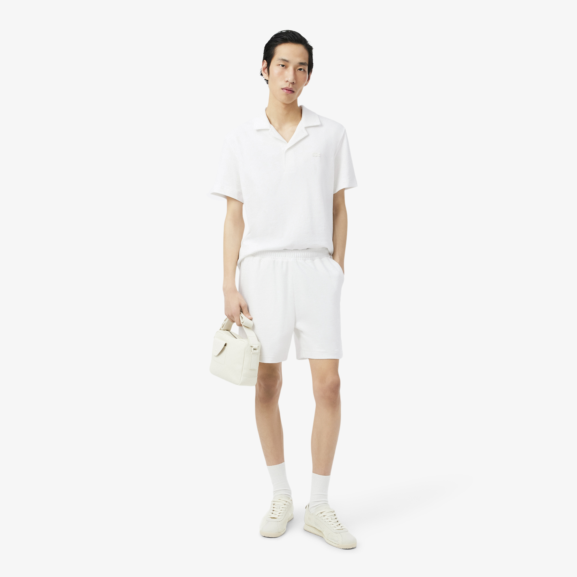Мужские текстурированные шорты Lacoste, Белый
Мужские текстурированные шорты Lacoste, Белый