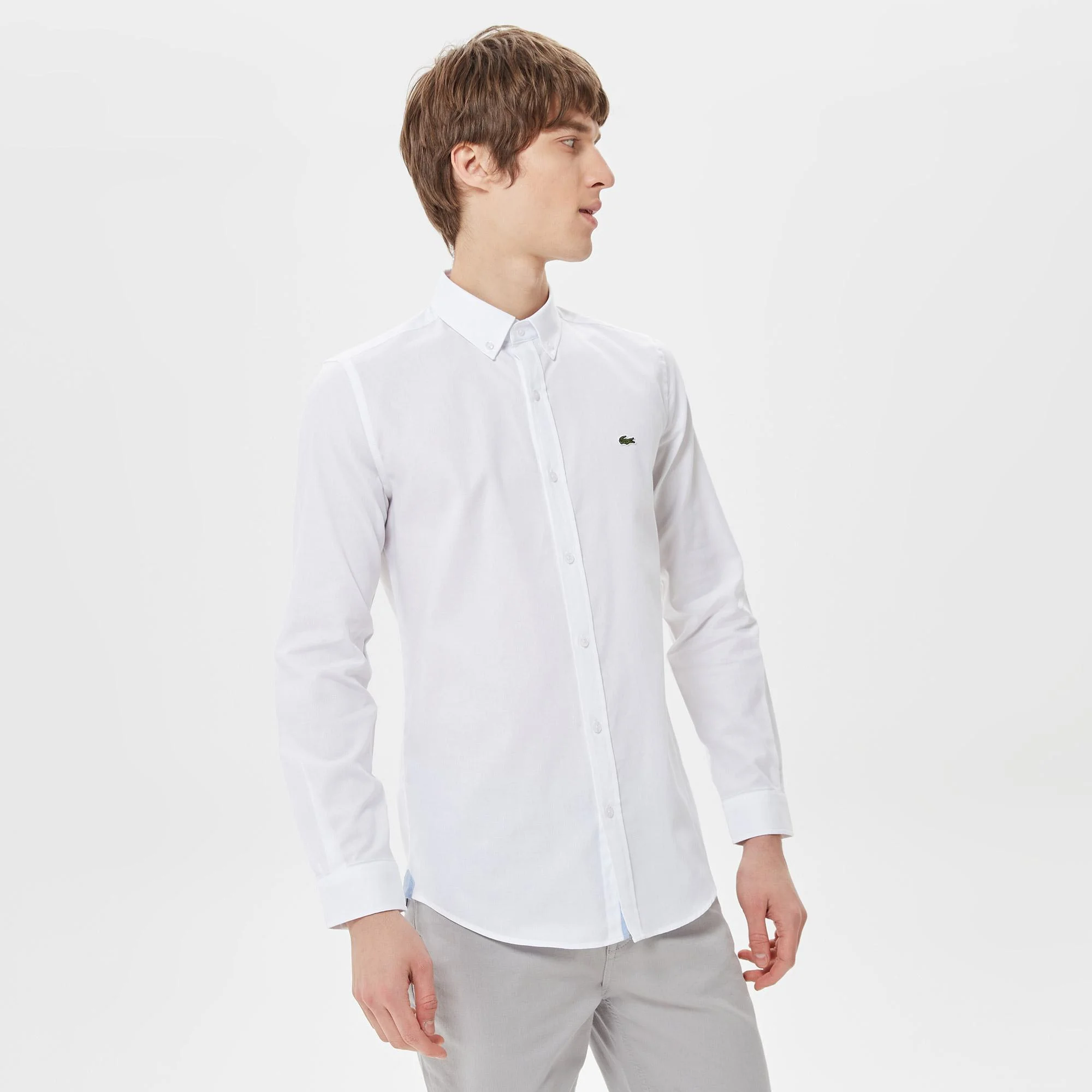 Мужская рубашка Lacoste Slim Fit, Белый
Мужская рубашка Lacoste Slim Fit, Белый