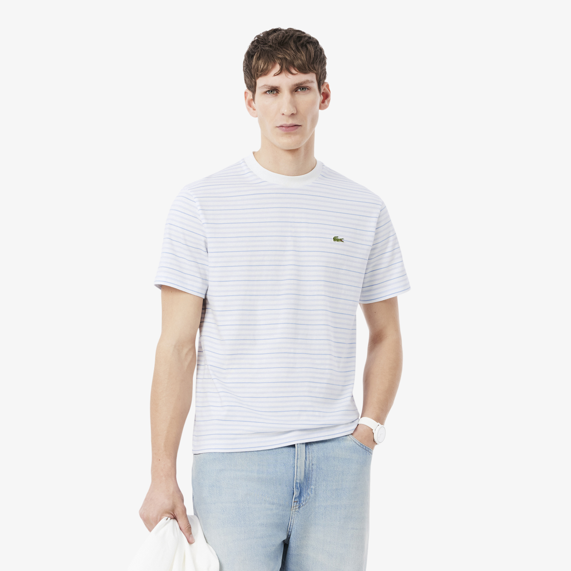 Мужская хлопковая футболка Lacoste, Голубой
Мужская хлопковая футболка Lacoste, Голубой