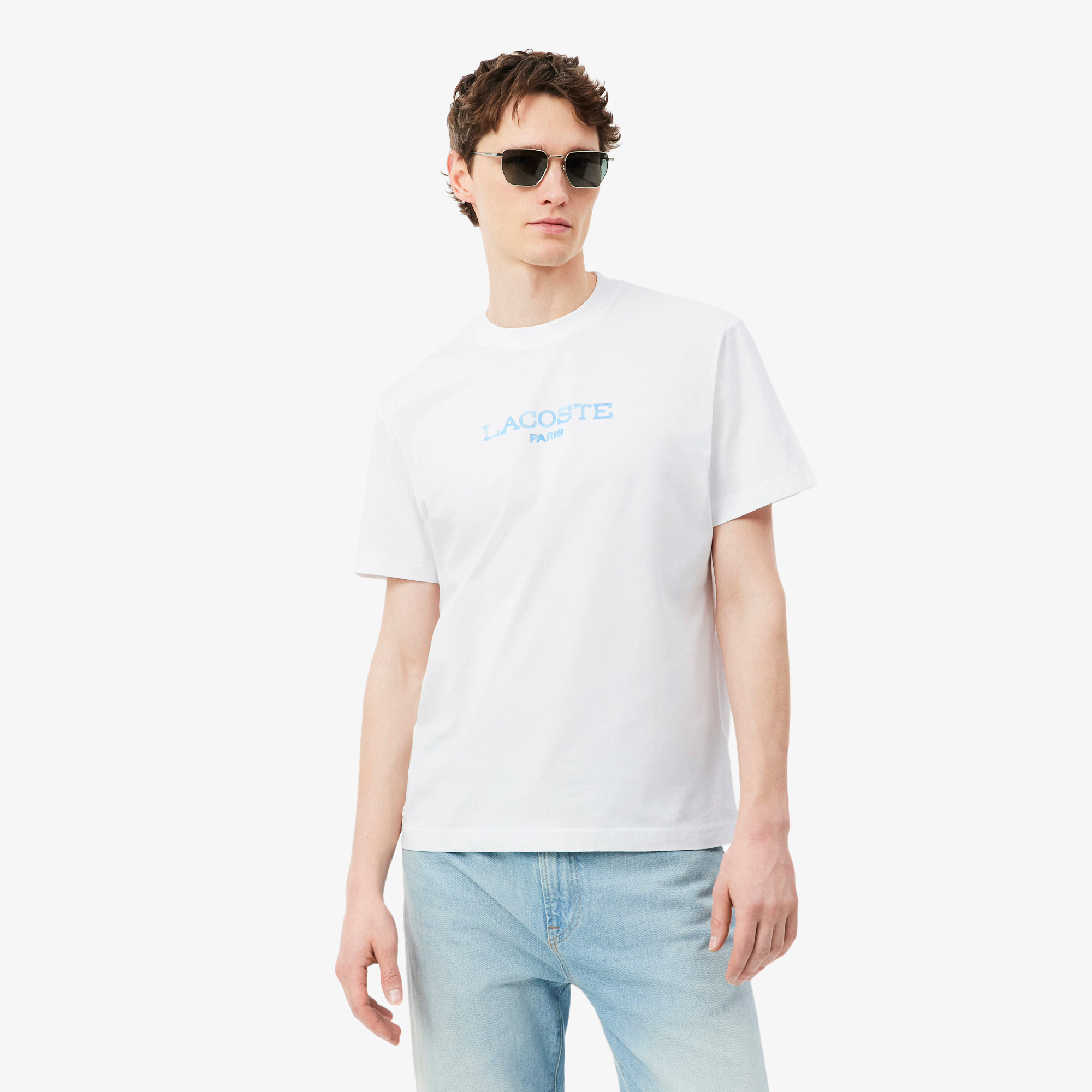 Мужская хлопковая футболка Lacoste, Белый
Мужская хлопковая футболка Lacoste, Белый