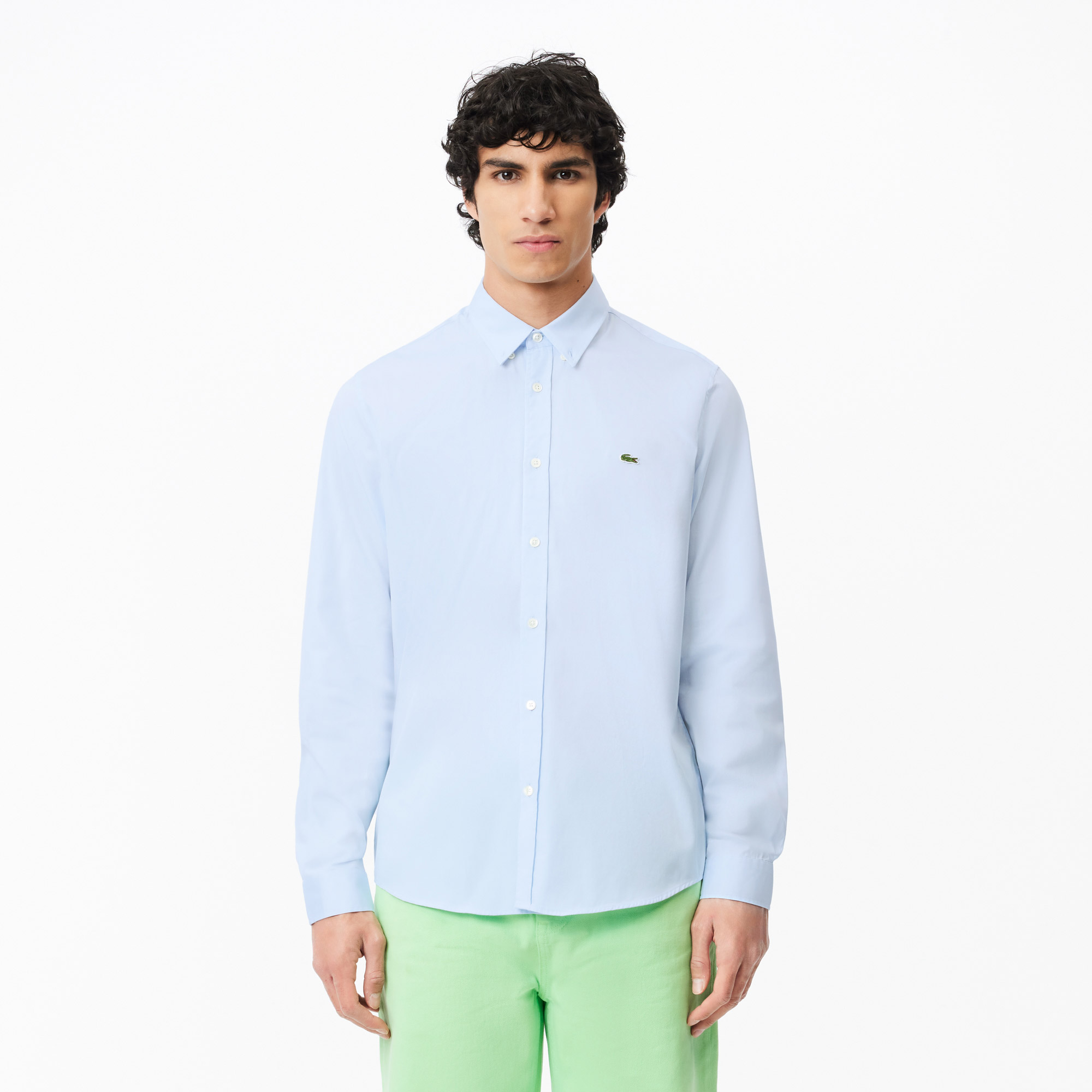 Мужская хлопковая рубашка Lacoste, Голубой
Мужская хлопковая рубашка Lacoste, Голубой