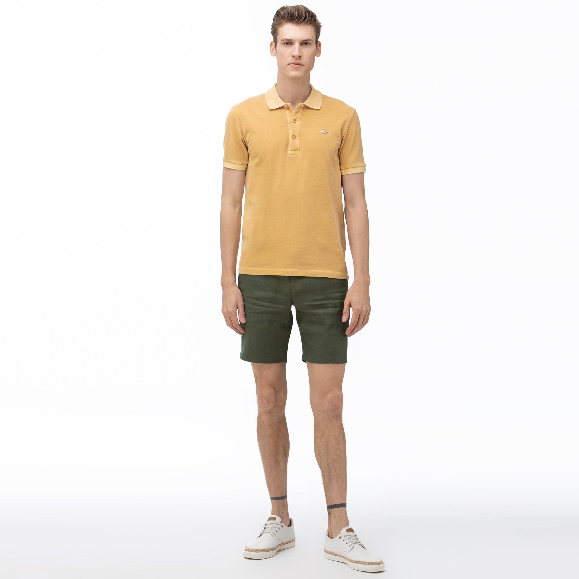Мужские льняные шорты Lacoste Regular Fit, Зелёный
Мужские льняные шорты Lacoste Regular Fit, Зелёный