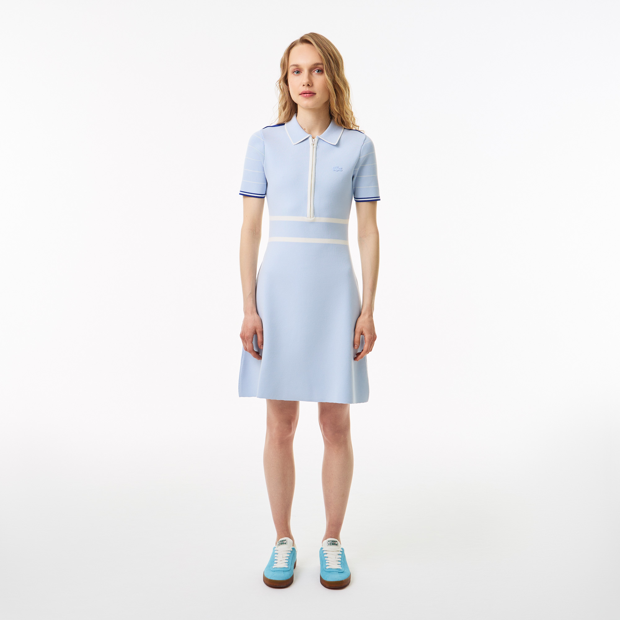 Платье Lacoste с воротником-поло, Голубой
Платье Lacoste с воротником-поло, Голубой