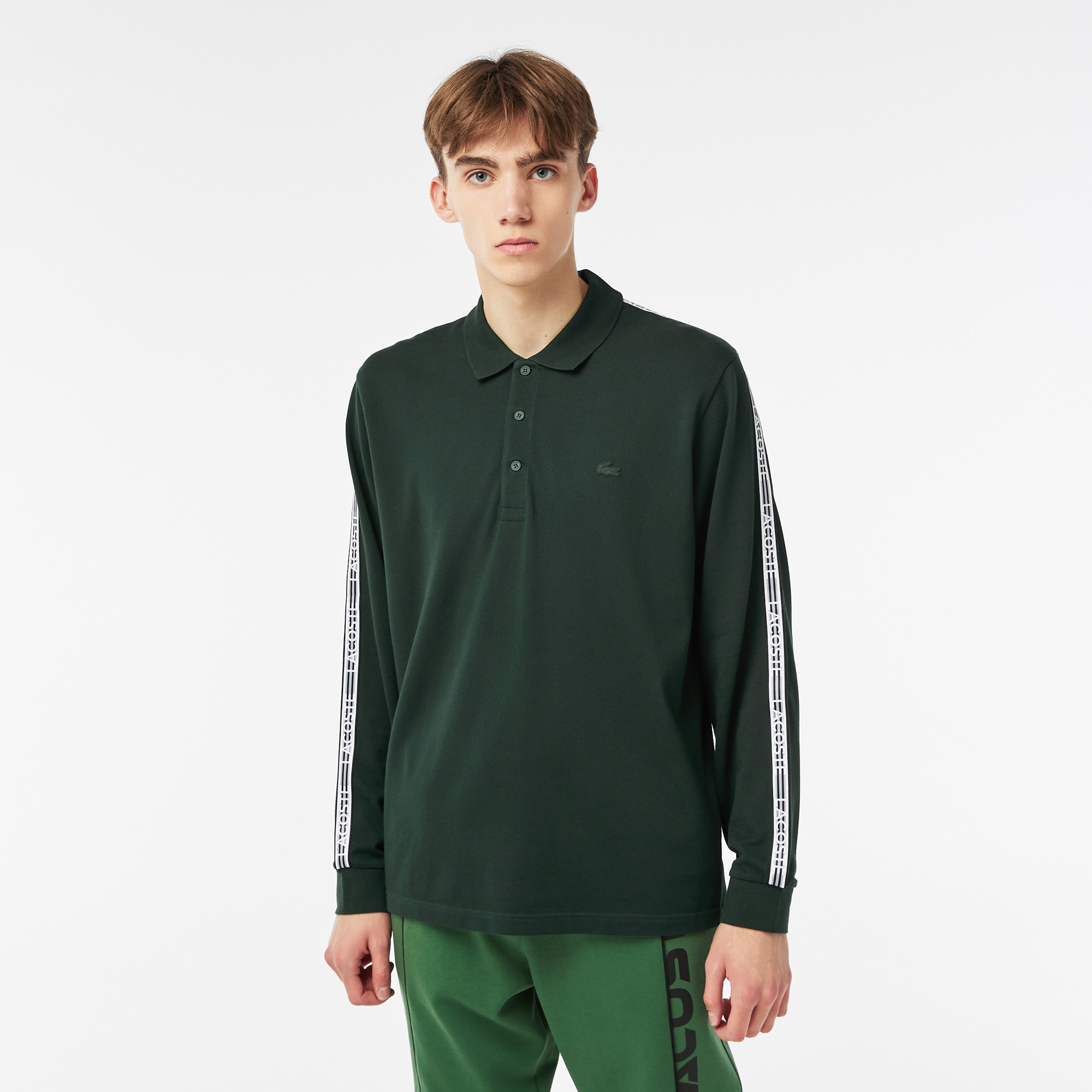 Мужское поло Lacoste из хлопка, Зелёный
Мужское поло Lacoste из хлопка, Зелёный