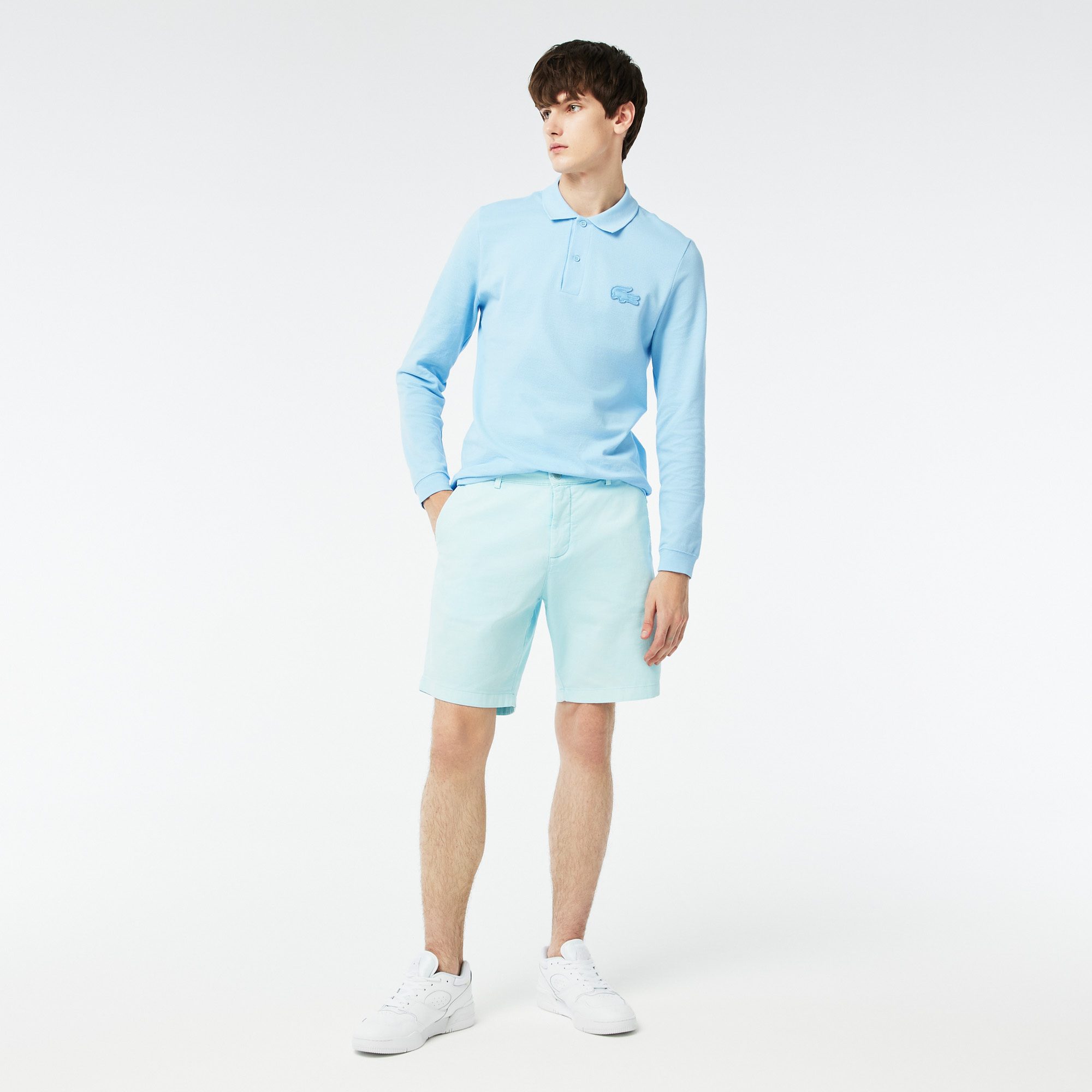 Мужские шорты Lacoste приталенного кроя, Голубой
Мужские шорты Lacoste приталенного кроя, Голубой