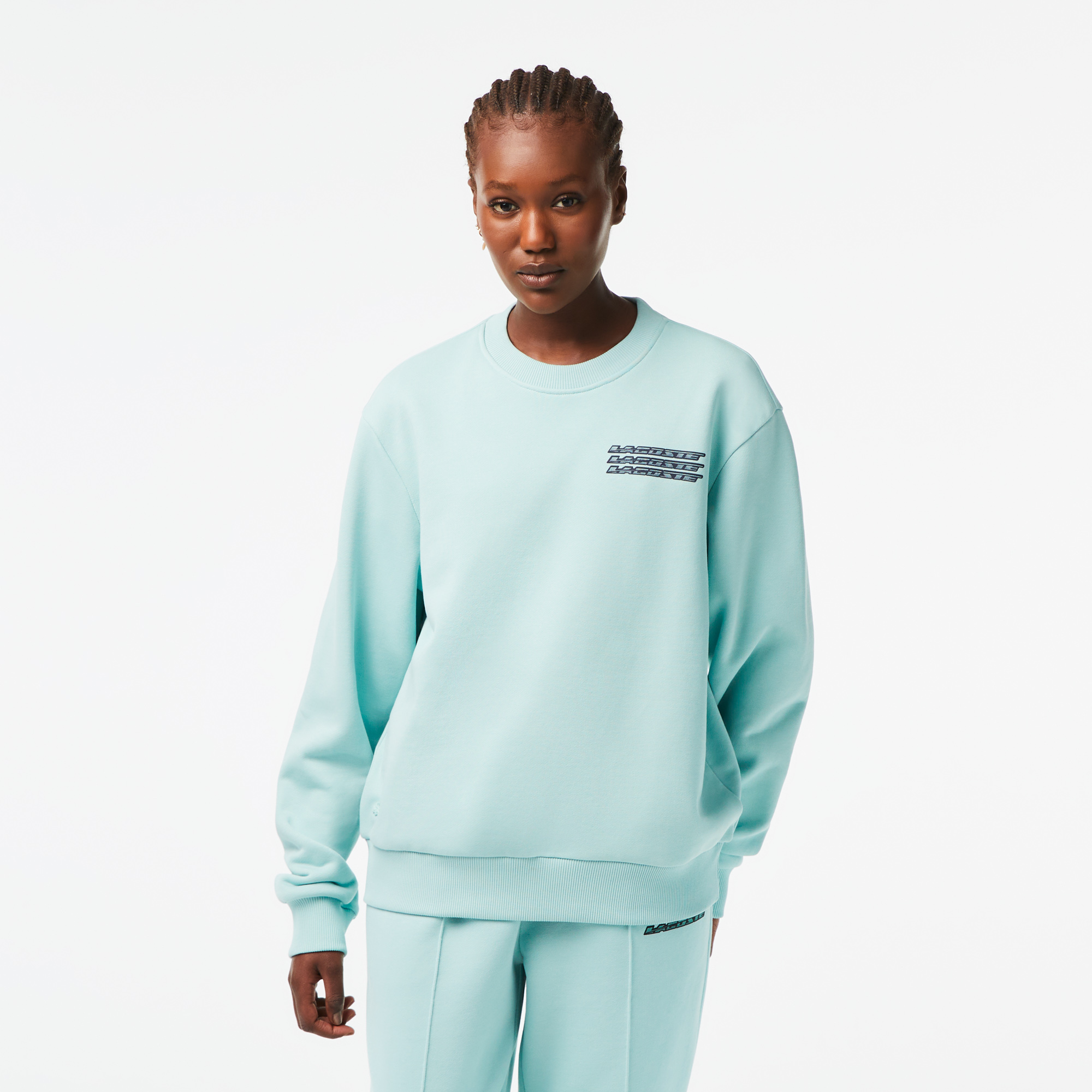 Женская толстовка Lacoste свободного кроя, Голубой
Женская толстовка Lacoste свободного кроя, Голубой