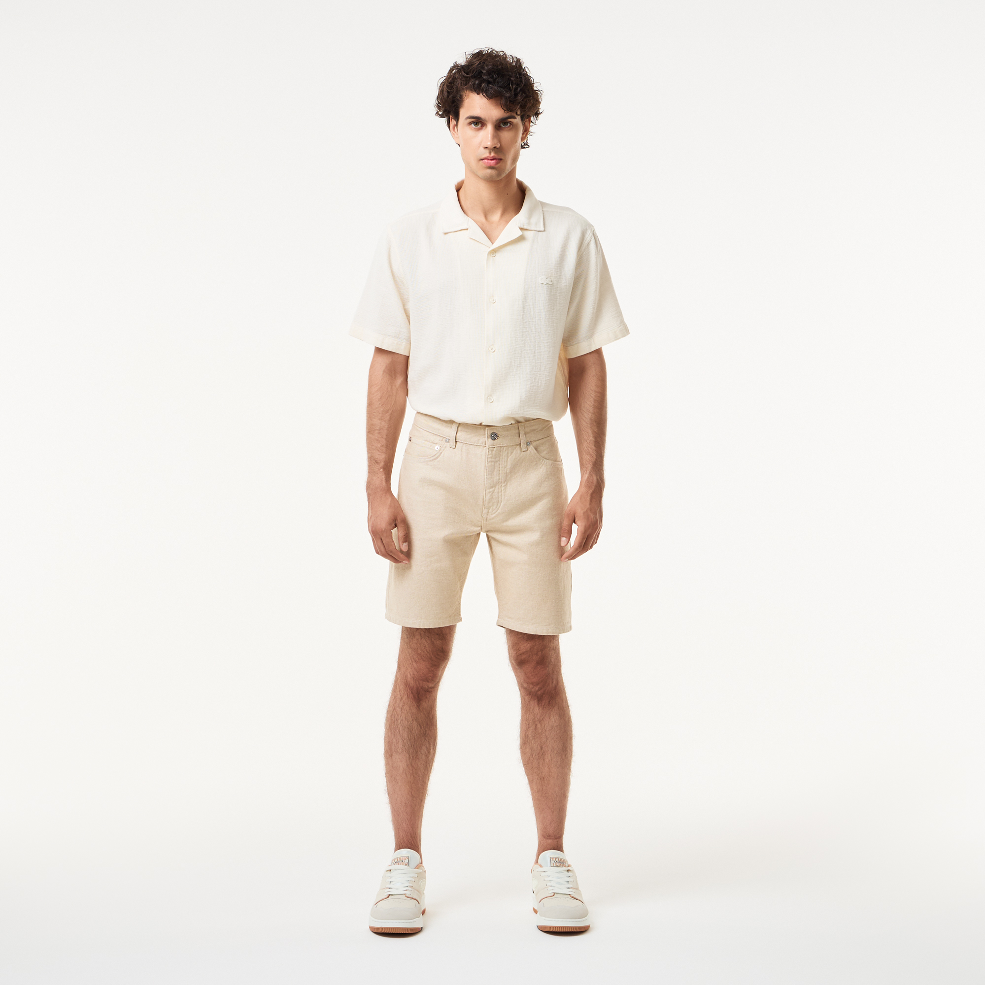 Мужские хлопковые шорты Lacoste, Бежевый
Мужские хлопковые шорты Lacoste, Бежевый