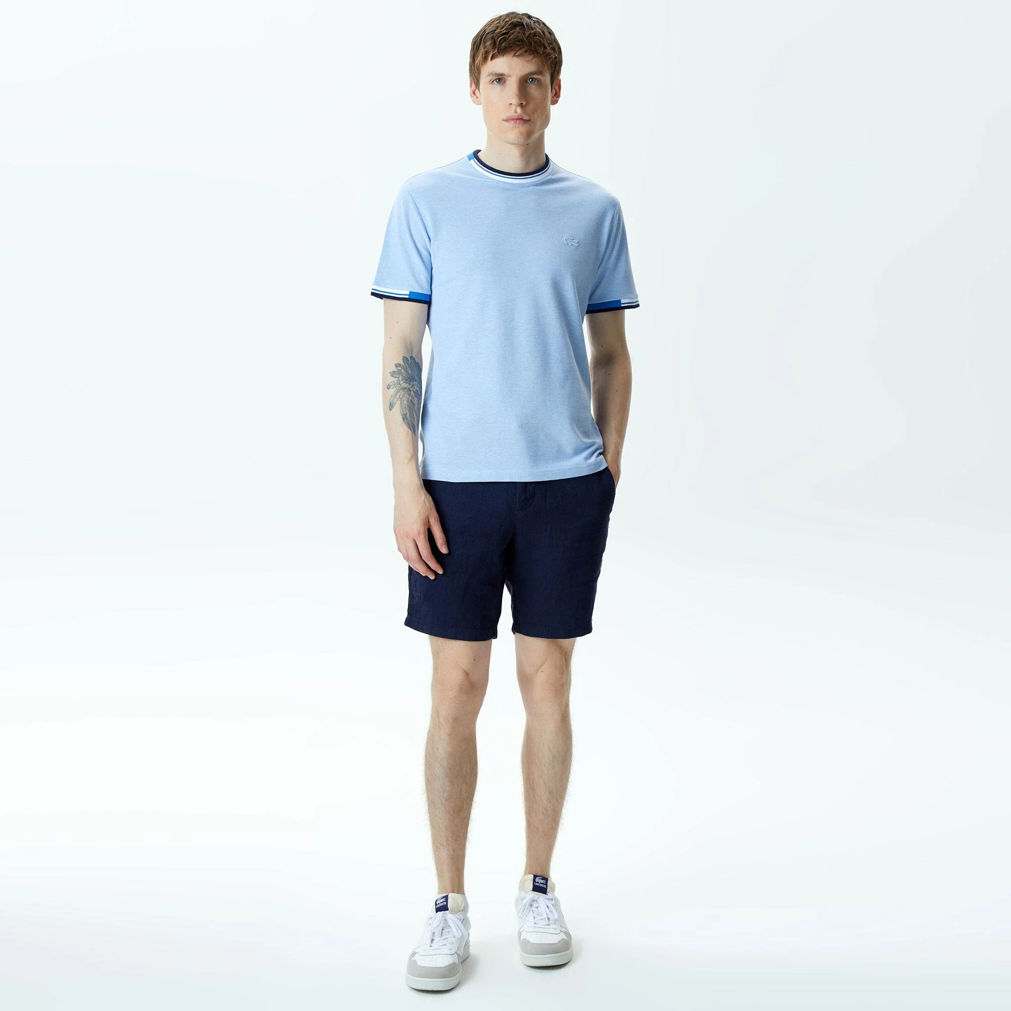 Мужские льняные шорты Lacoste Regular Fit, Синий
Мужские льняные шорты Lacoste Regular Fit, Синий