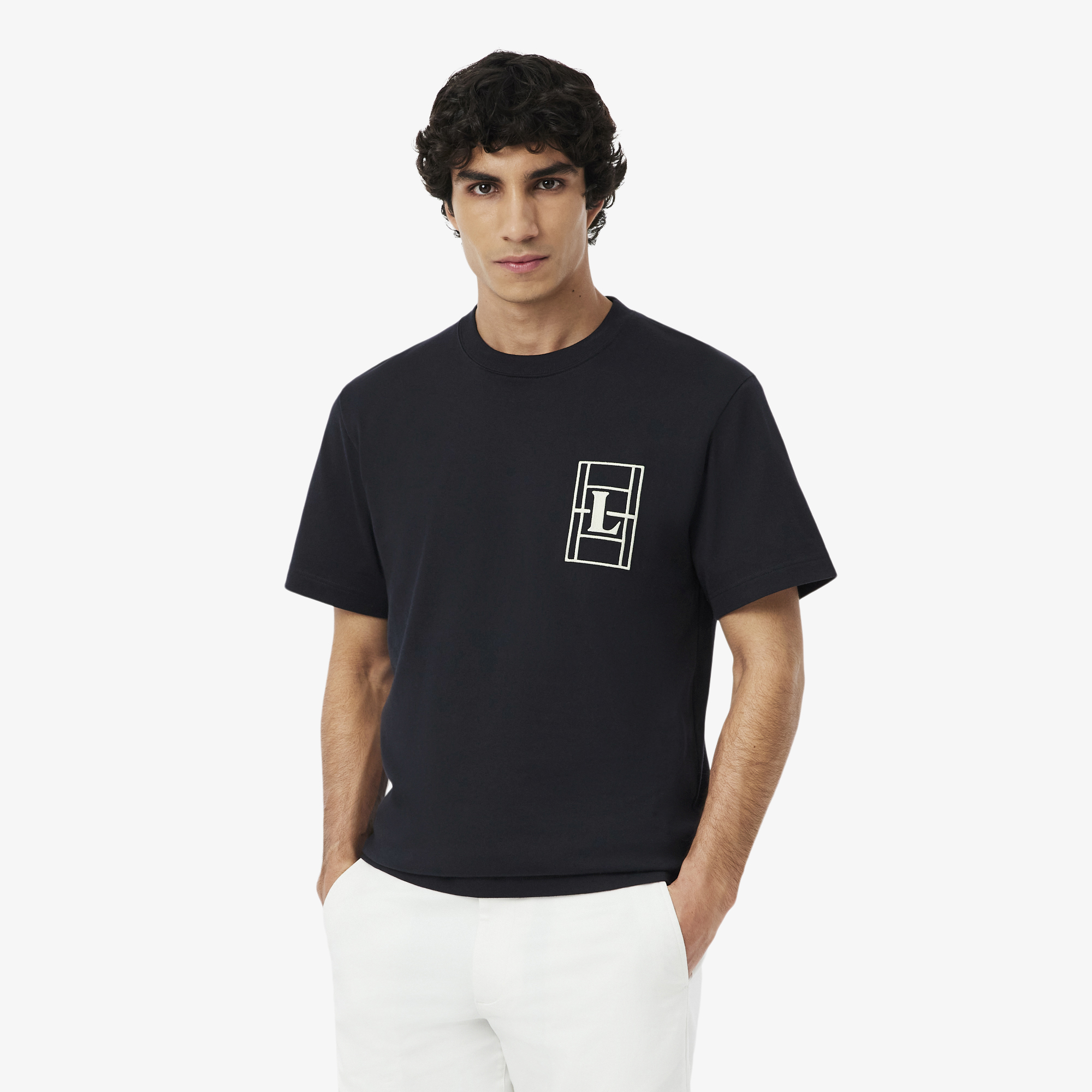 Мужская хлопковая футболка Lacoste, Синий
Мужская хлопковая футболка Lacoste, Синий
