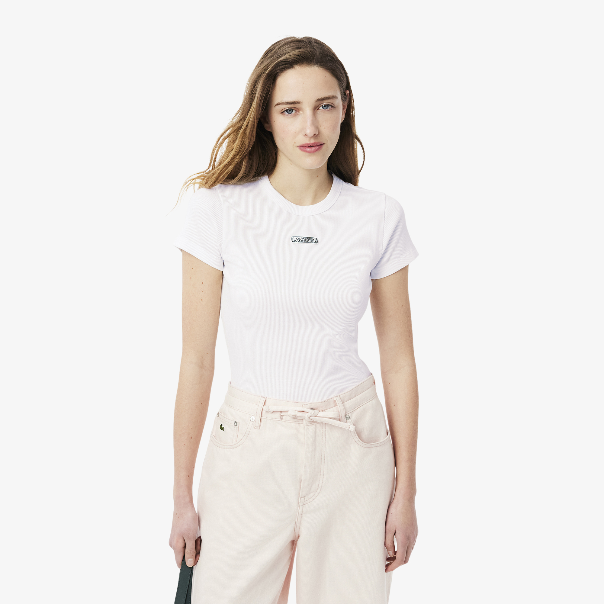 Женская хлопковая футболка Lacoste Urban, Белый
Женская хлопковая футболка Lacoste Urban, Белый