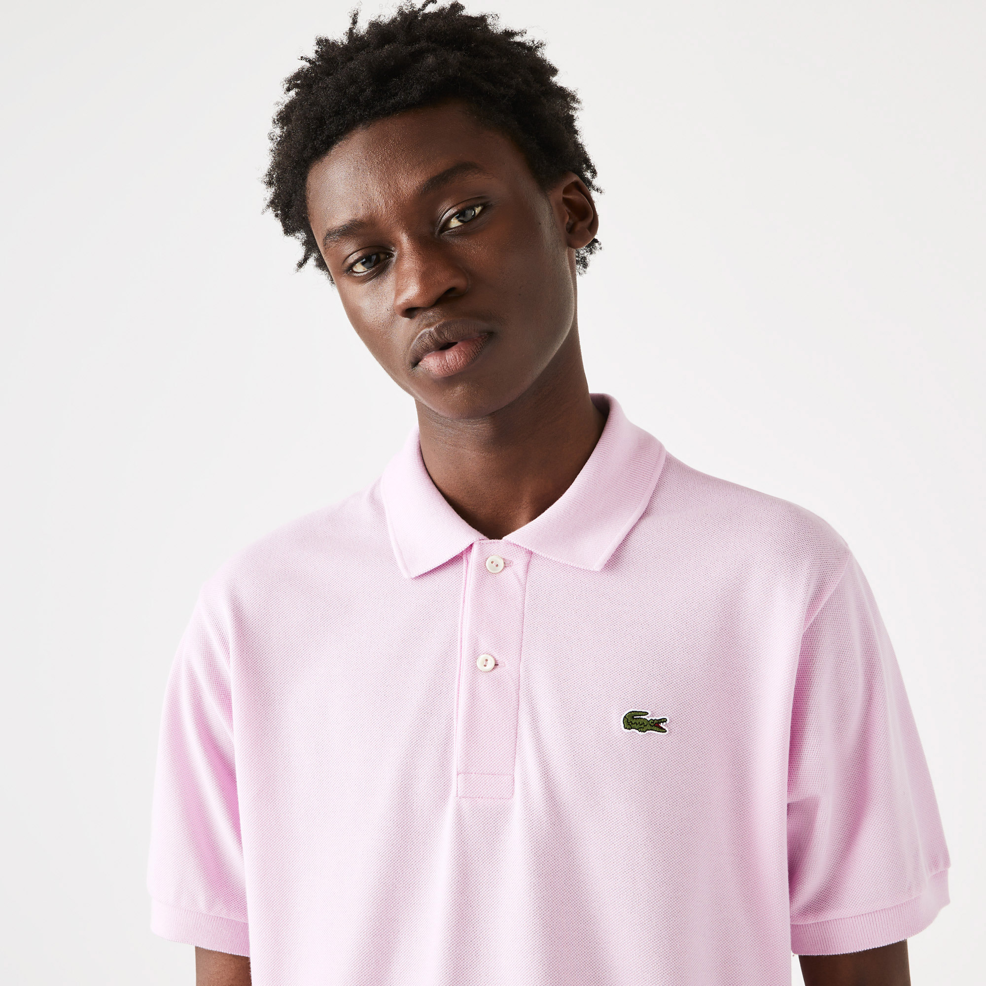 Мужское поло Lacoste L1212 классического кроя, Розовый
Мужское поло Lacoste L1212 классического кроя, Розовый