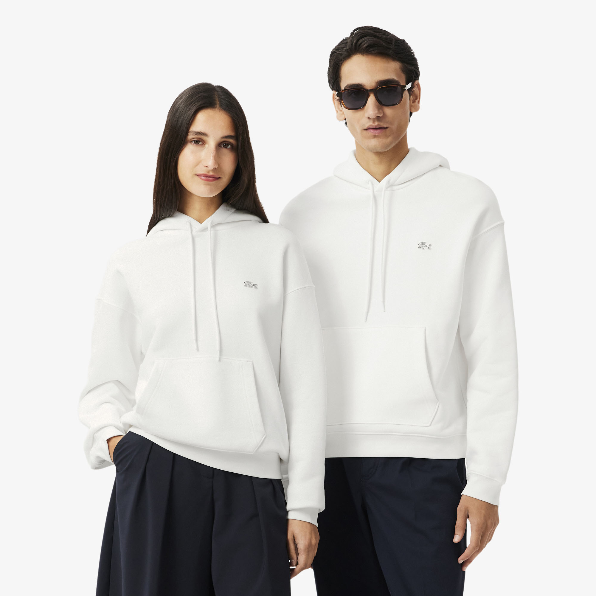 Мужской хлопковый свитшот Lacoste свободного кроя, Молочный
Мужской хлопковый свитшот Lacoste свободного кроя, Молочный
