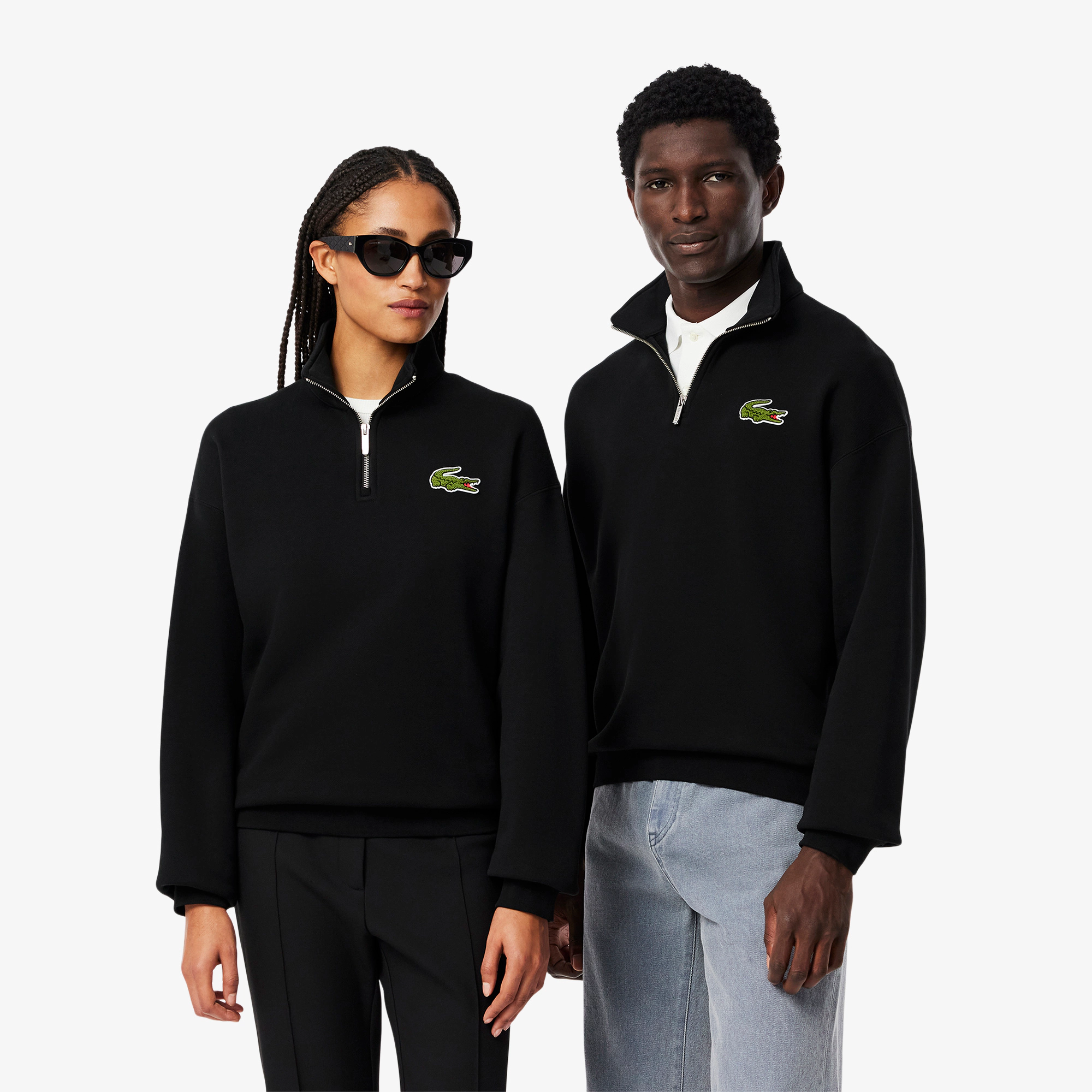 Толстовка Lacoste унисекс с молнией и высоким воротом, Чёрный
Толстовка Lacoste унисекс с молнией и высоким воротом, Чёрный