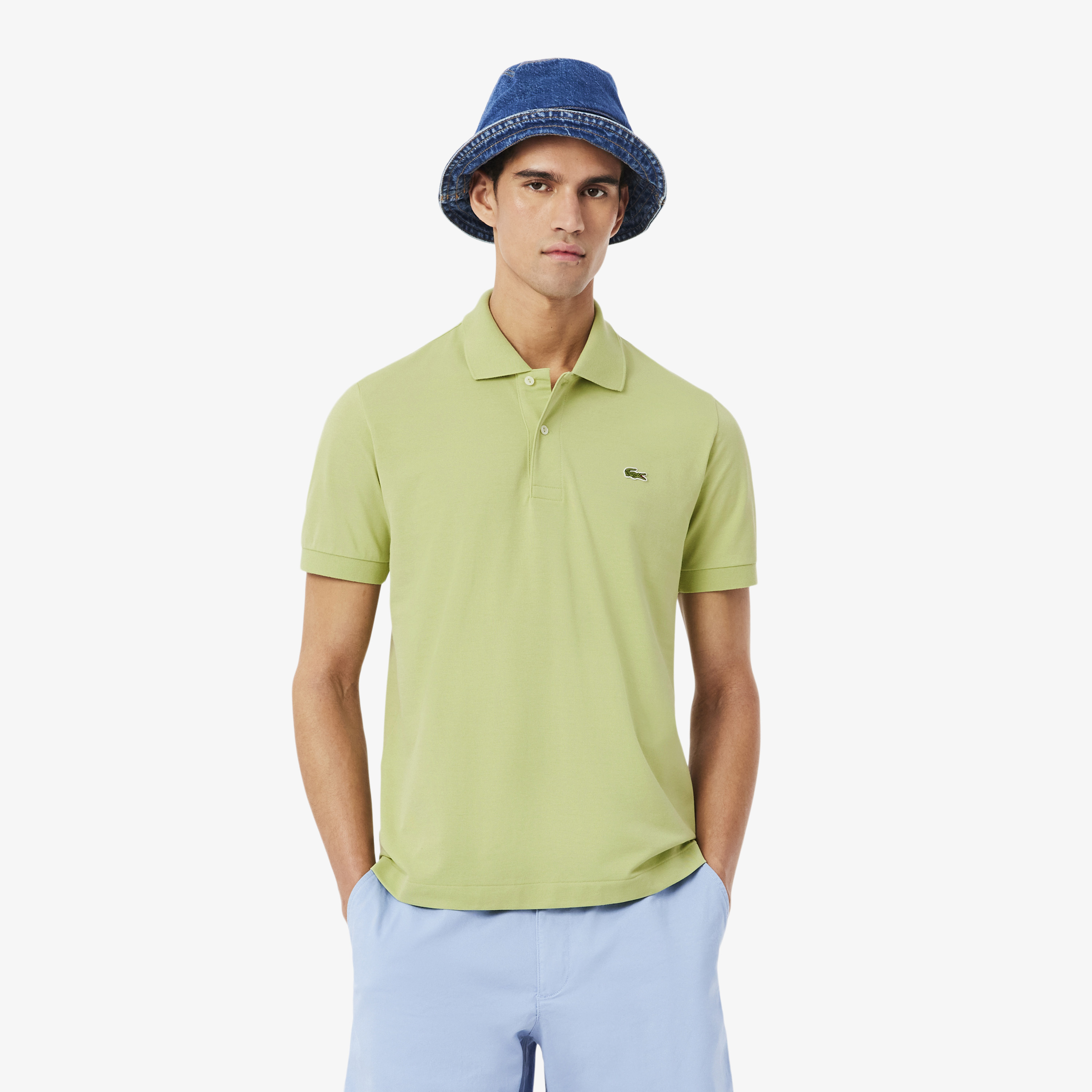 Мужское поло Lacoste из смеси эластичного органического хлопка, Зелёный
Мужское поло Lacoste из смеси эластичного органического хлопка, Зелёный