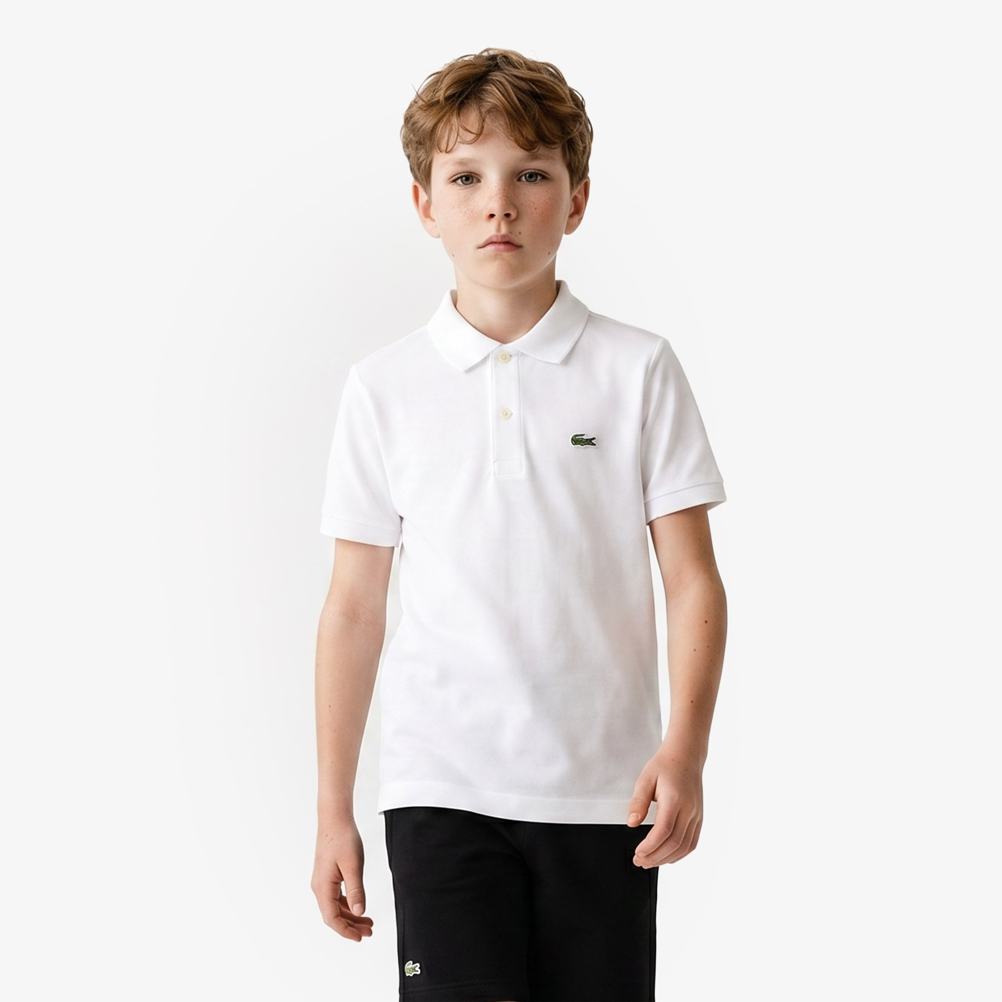 Детское хлопковое поло Lacoste, Белый
Детское хлопковое поло Lacoste, Белый