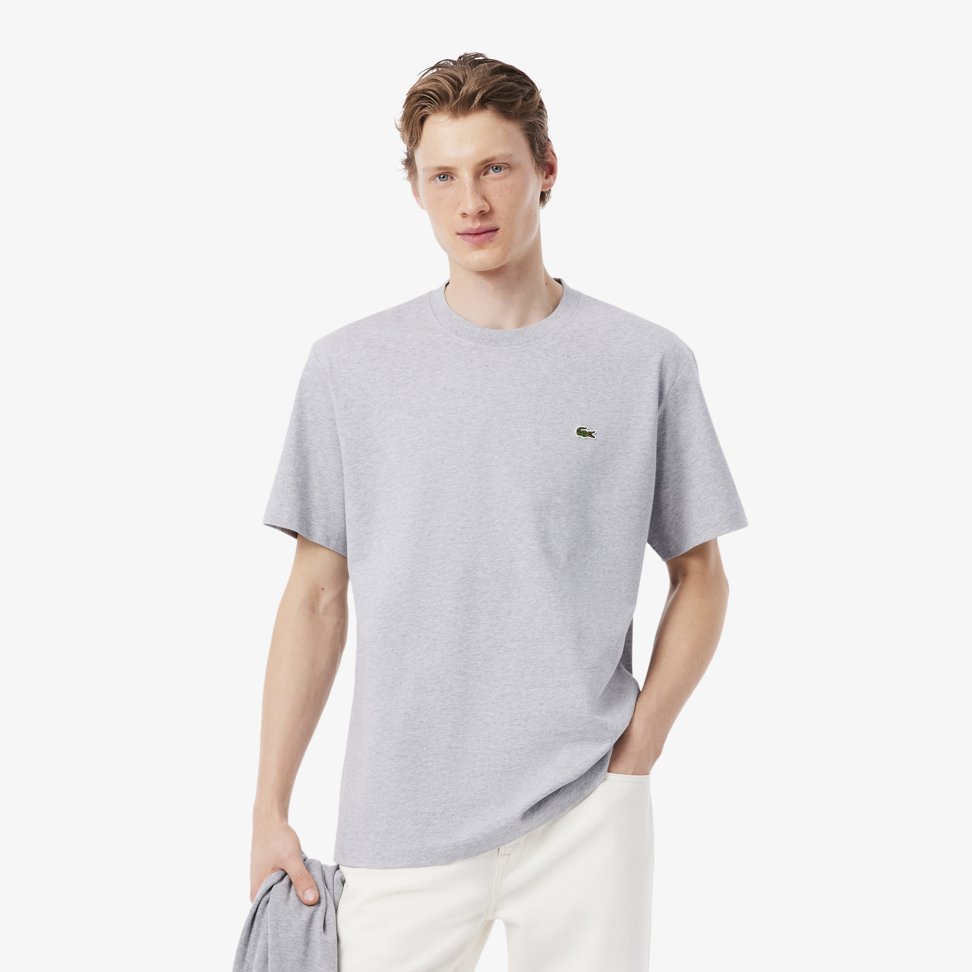 Мужская хлопковая футболка Lacoste, Серый
Мужская хлопковая футболка Lacoste, Серый