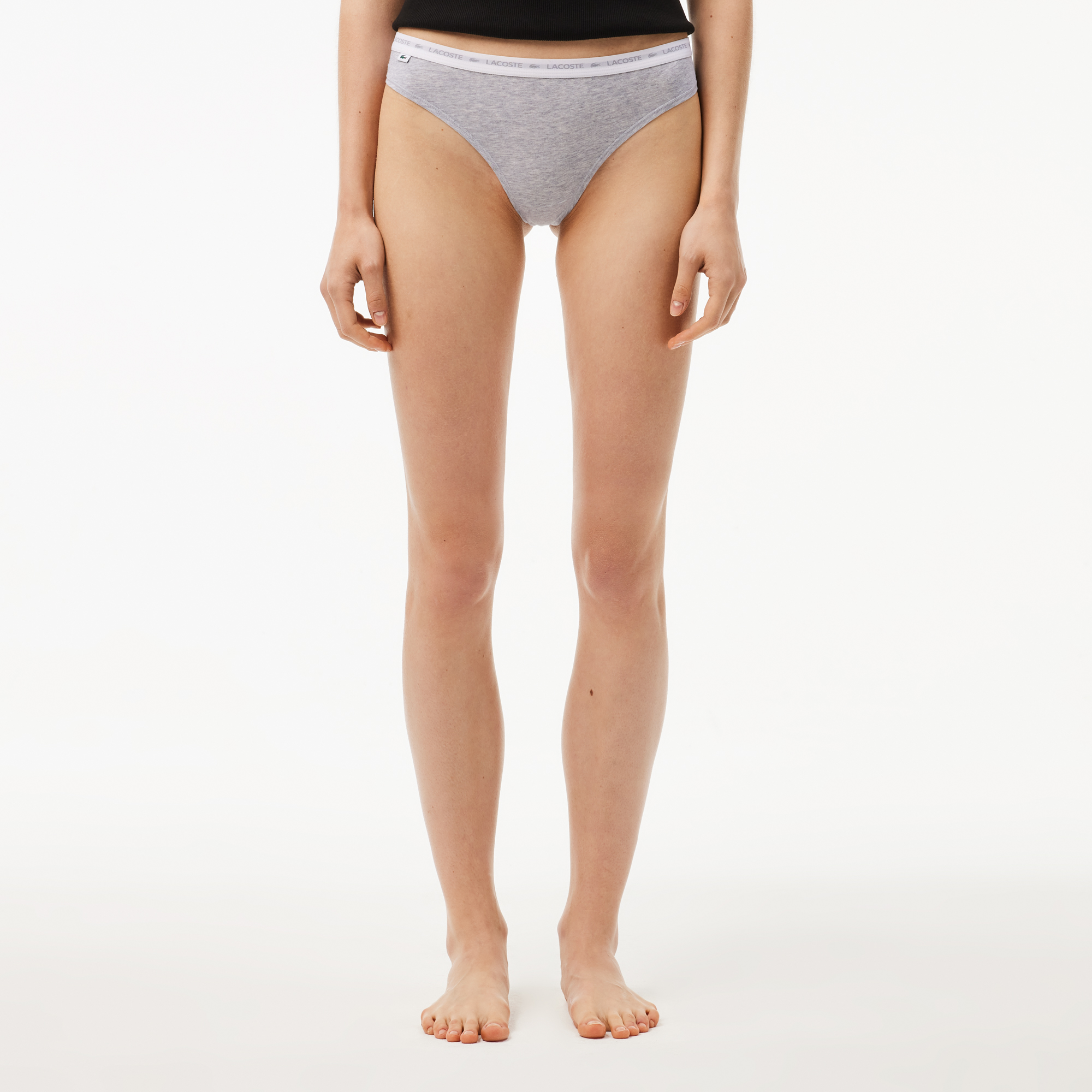 фото Женские трусы lacoste из эластичного хлопка (3шт.)