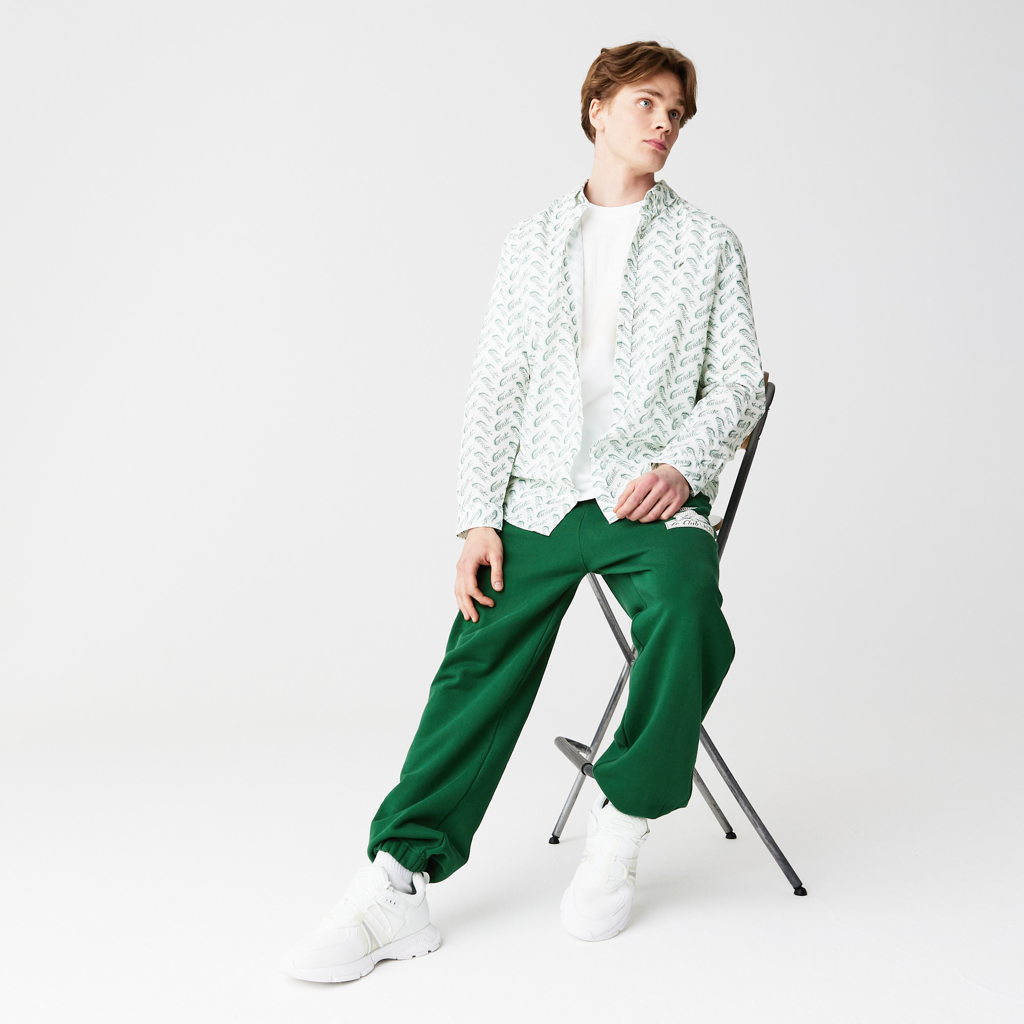 фото Мужская рубашка lacoste regular fit