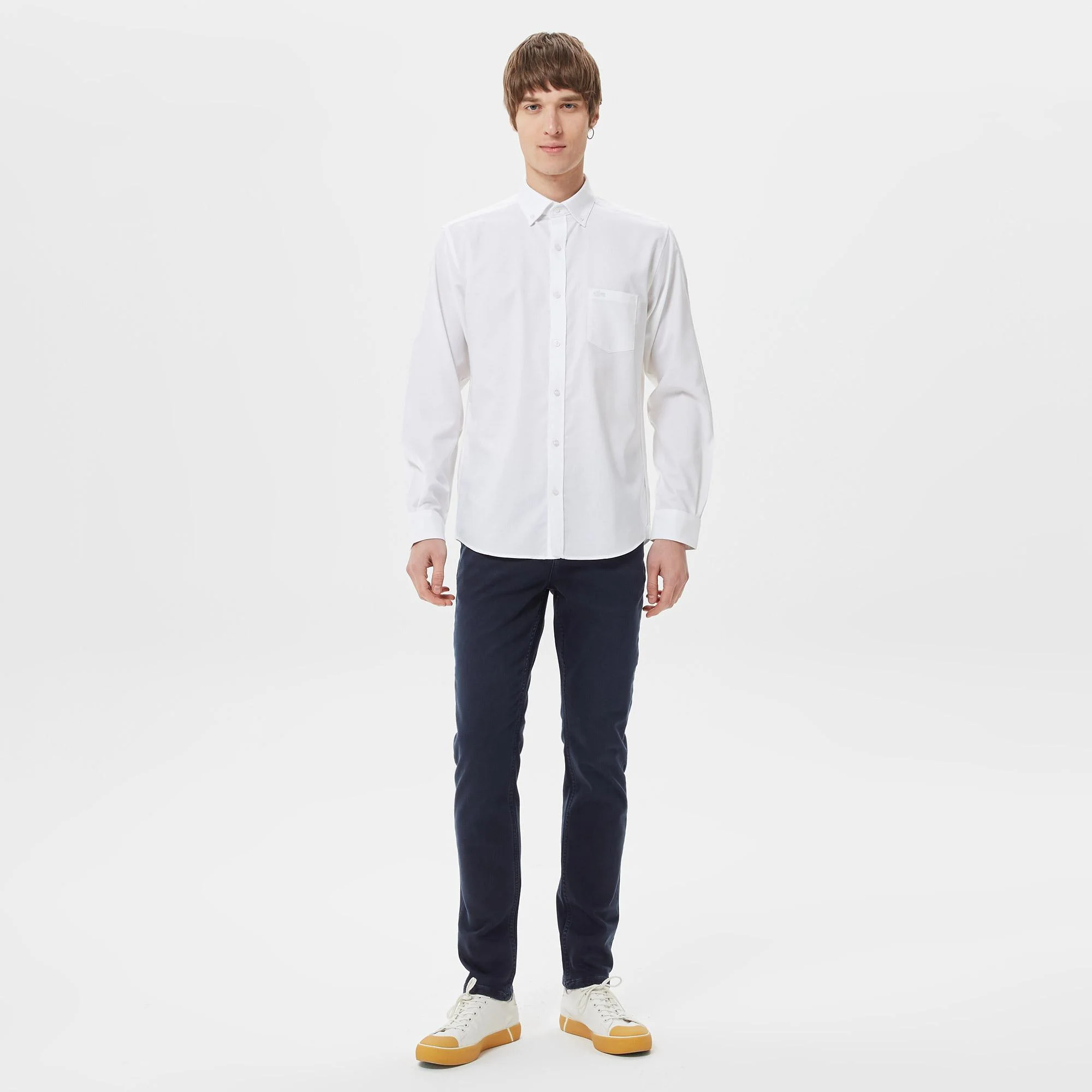 фото Мужская рубашка lacoste regular fit