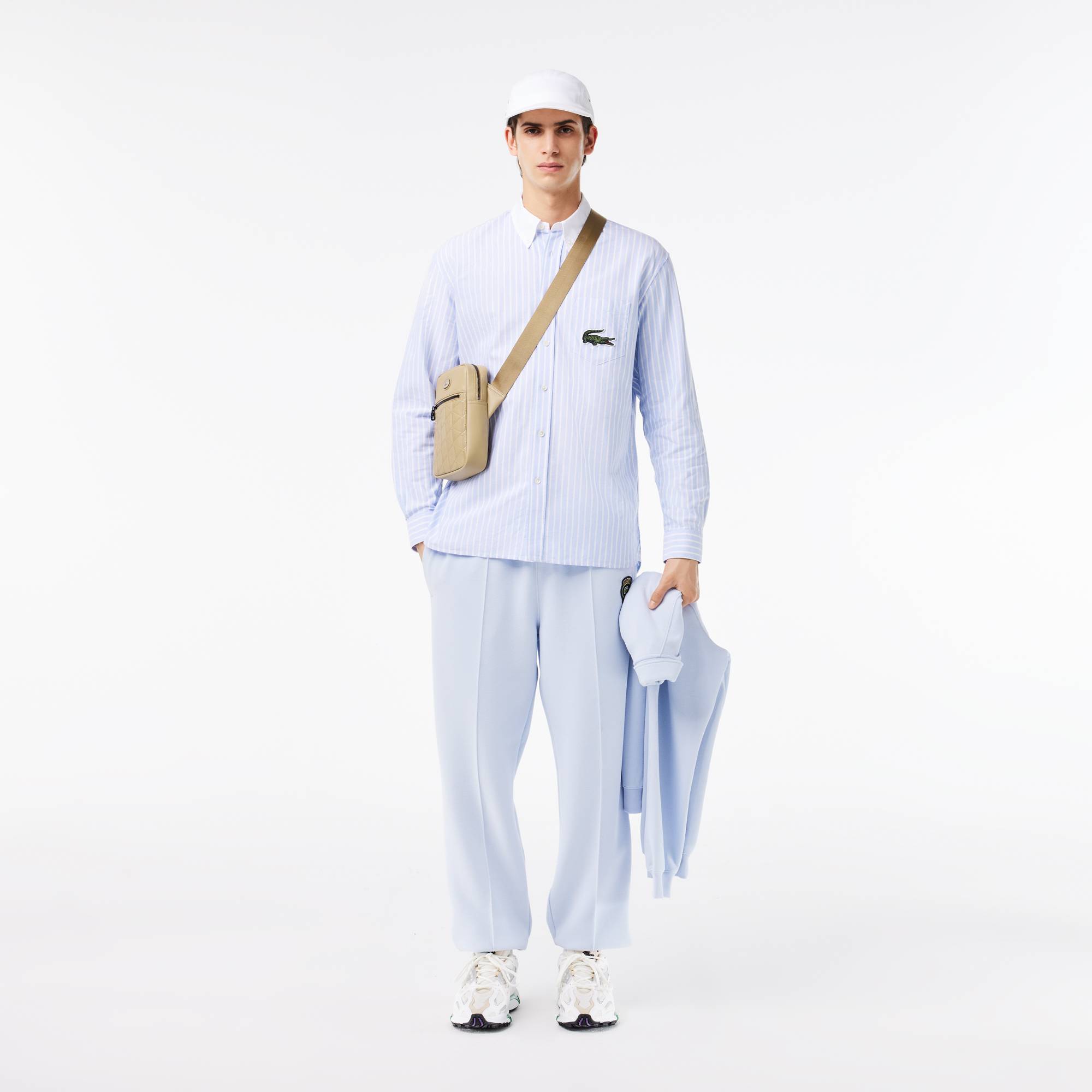 фото Мужская рубашка lacoste croc 80's