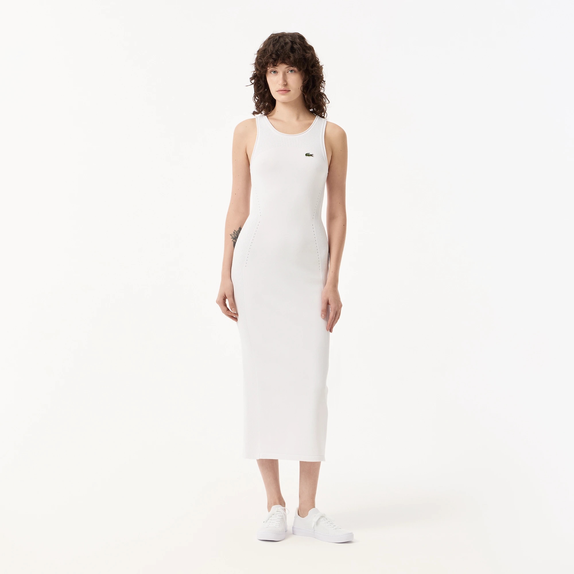 фото Женское платье lacoste из хлопка