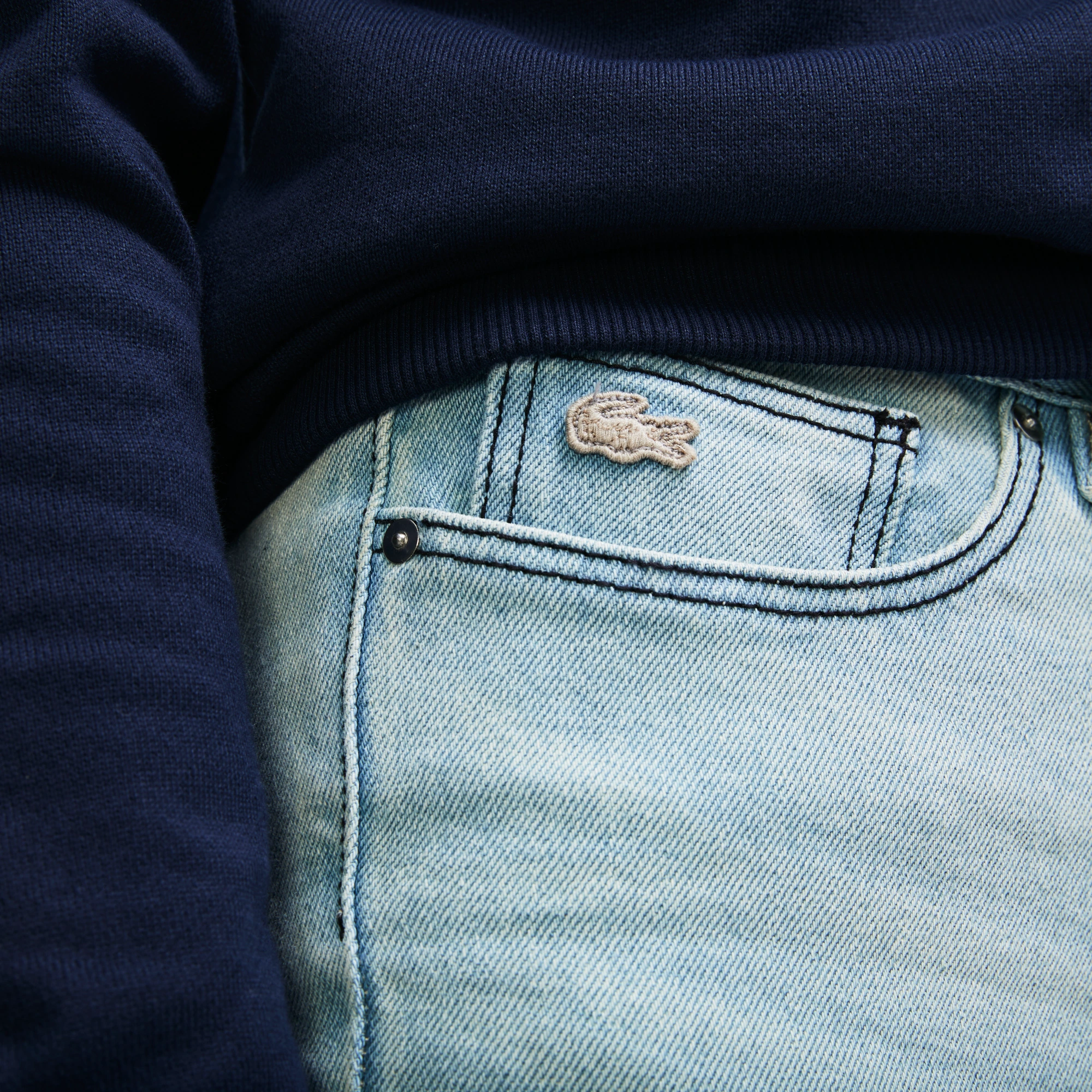 фото Женские эластичные джинсы lacoste l!ve