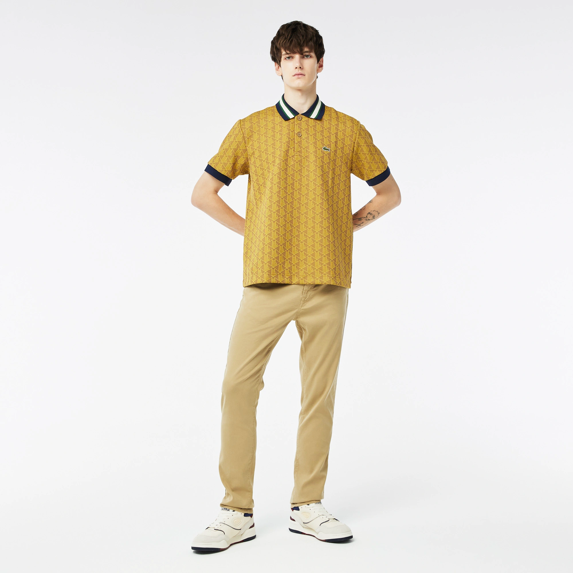 фото Мужские брюки lacoste slim fit