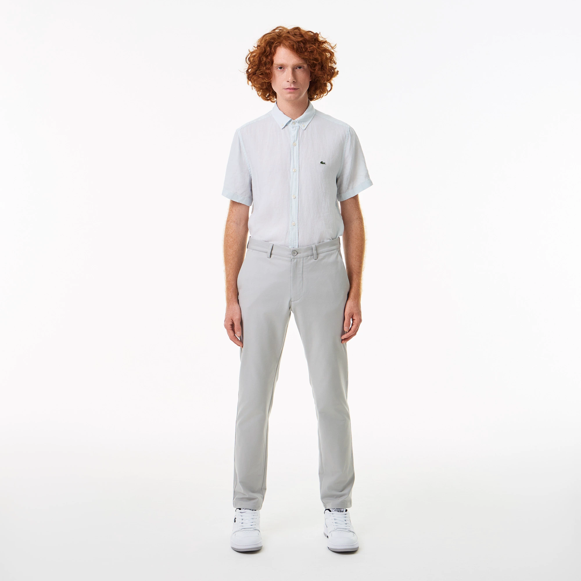 фото Мужские брюки lacoste slim fit