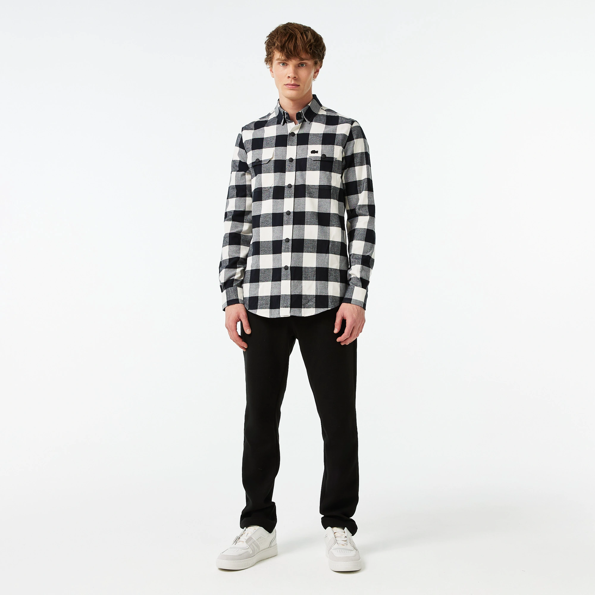 фото Мужские брюки lacoste tapered fit