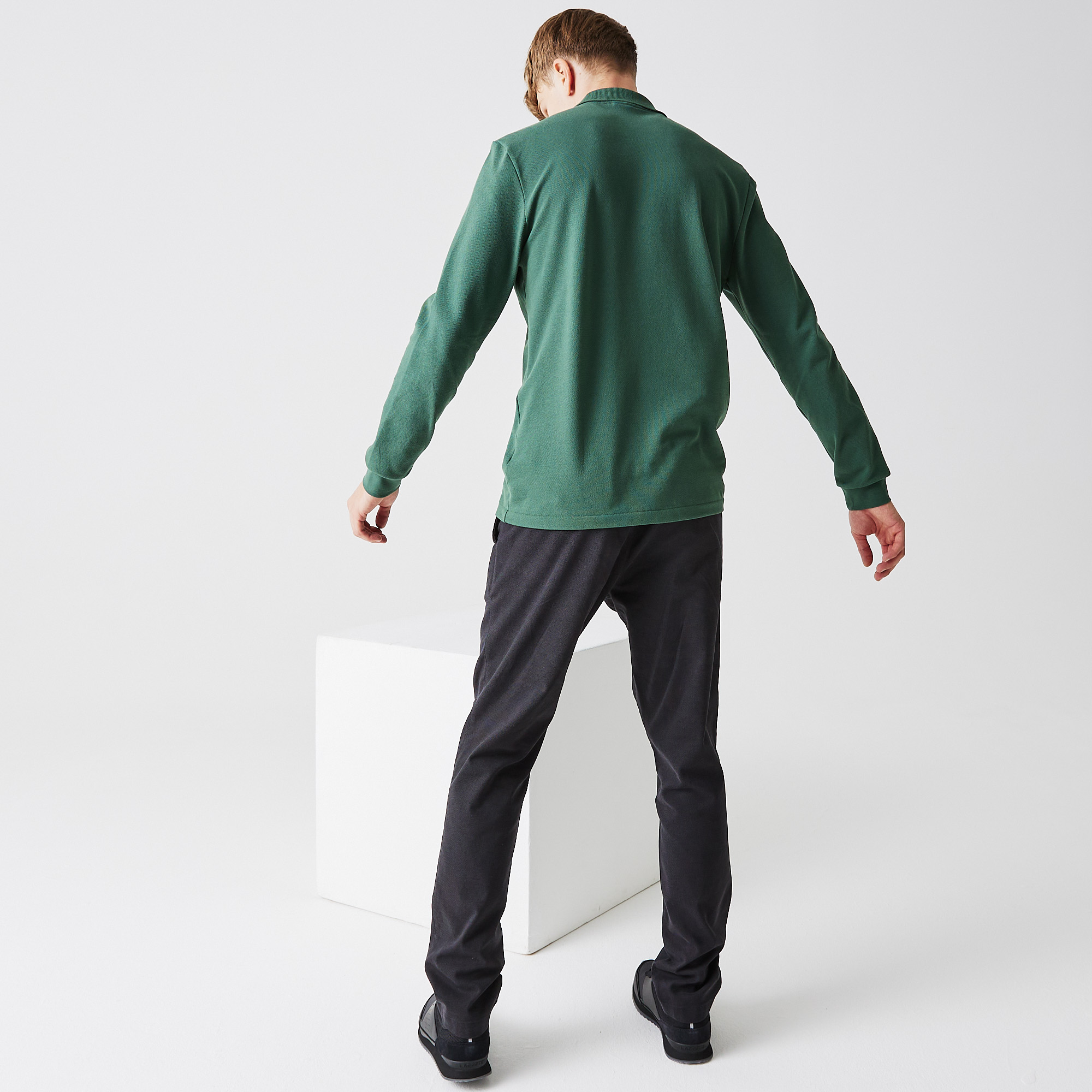 фото Мужские брюки lacoste slim fit