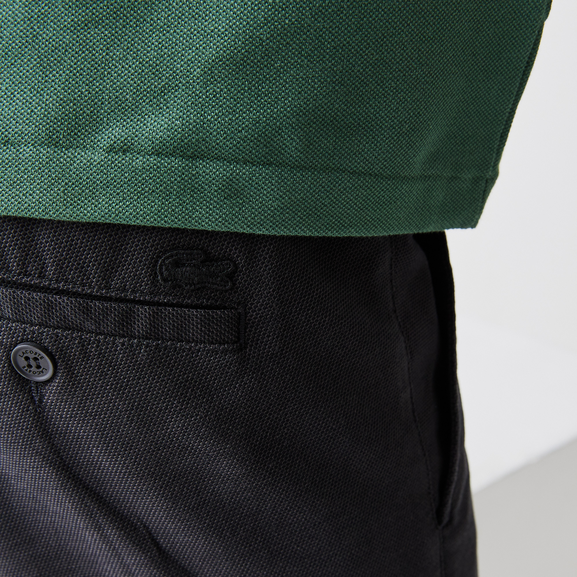 фото Мужские брюки lacoste slim fit