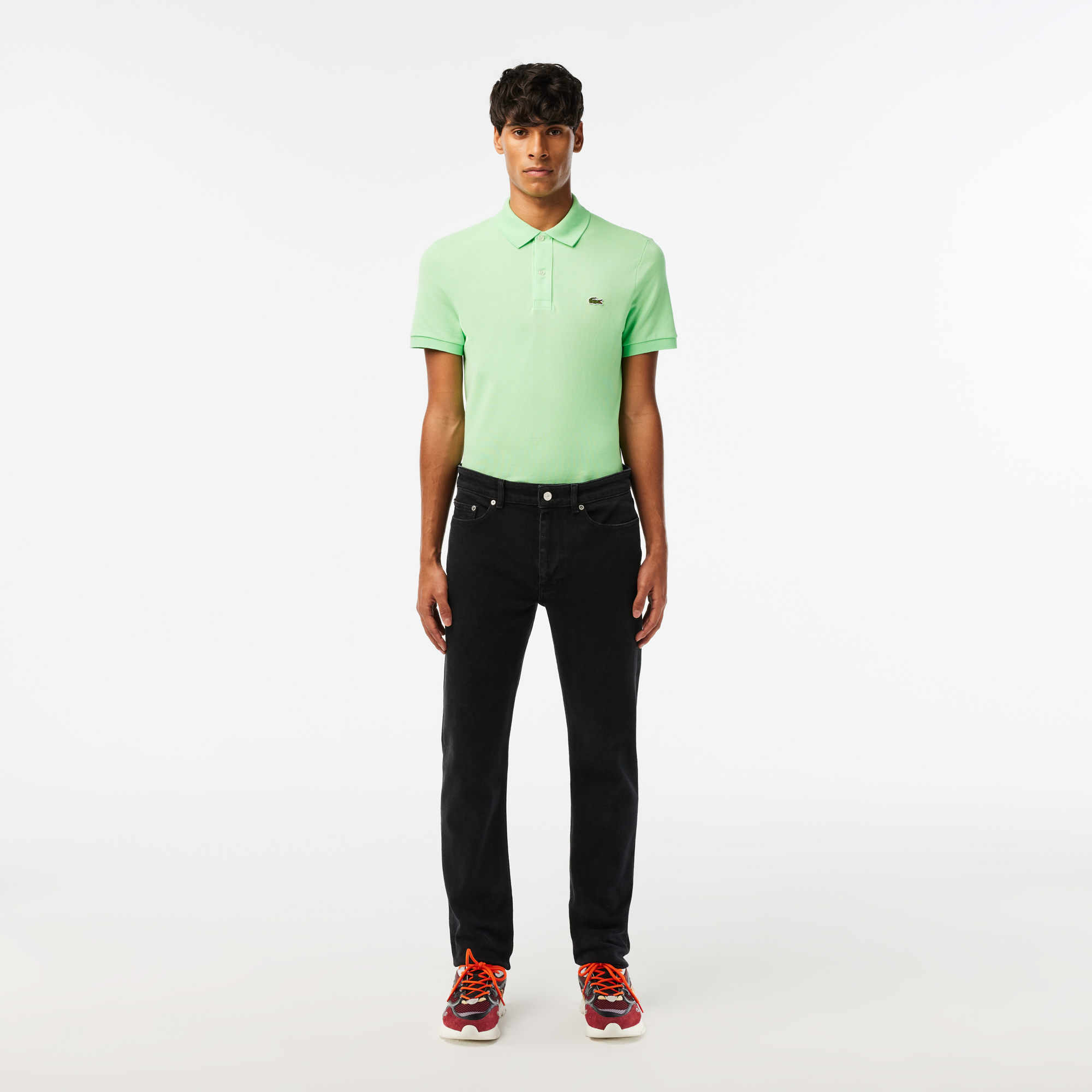 фото Мужские джинсы lacoste slim fit
