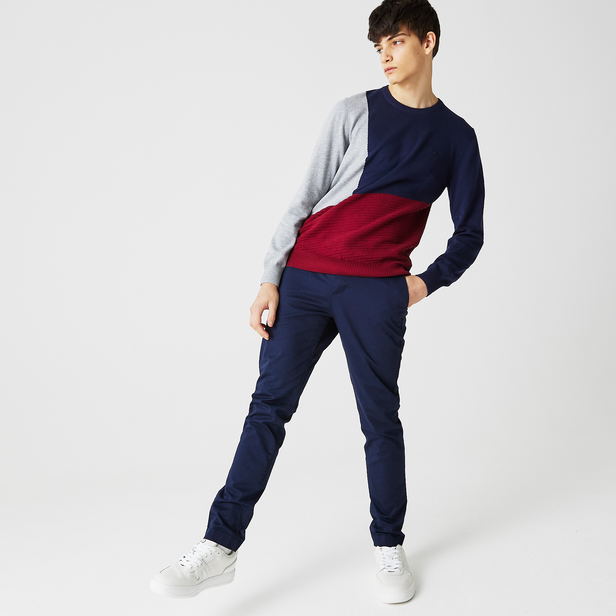 фото Мужские брюки lacoste slim fit