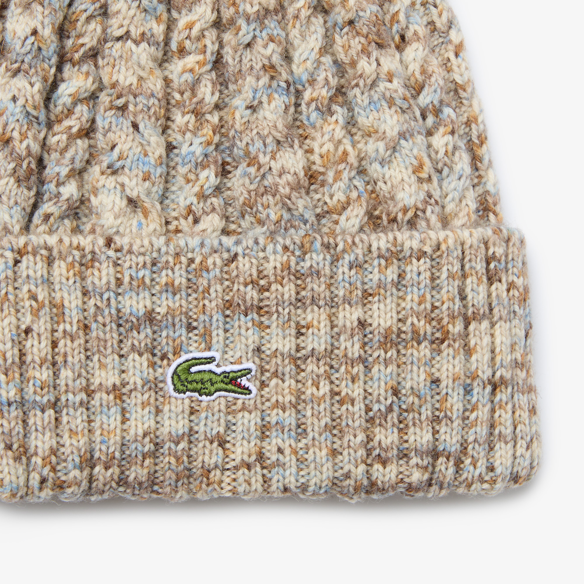 фото Шапка-бини lacoste unisex из шерсти