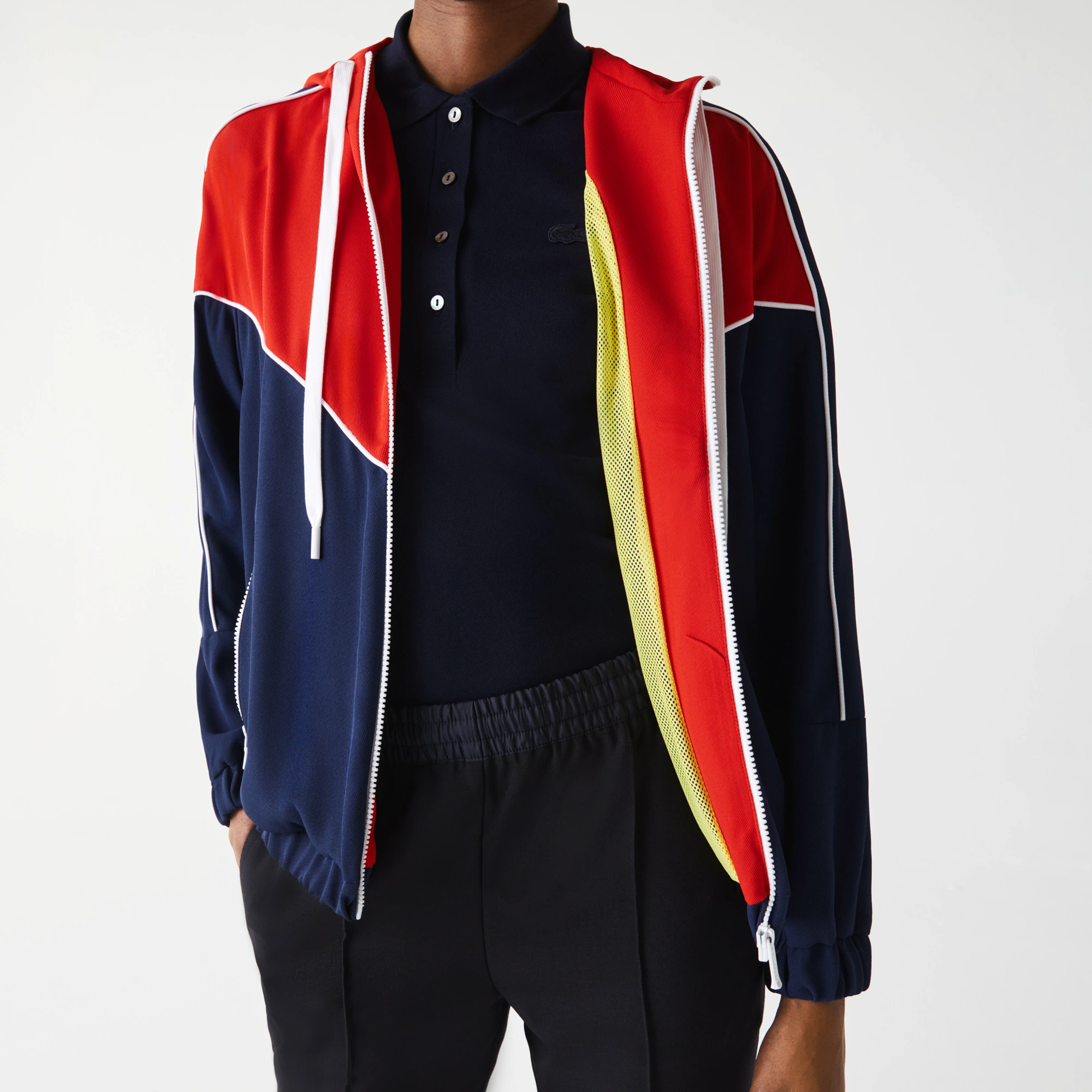 фото Женская толстовка lacoste на молнии