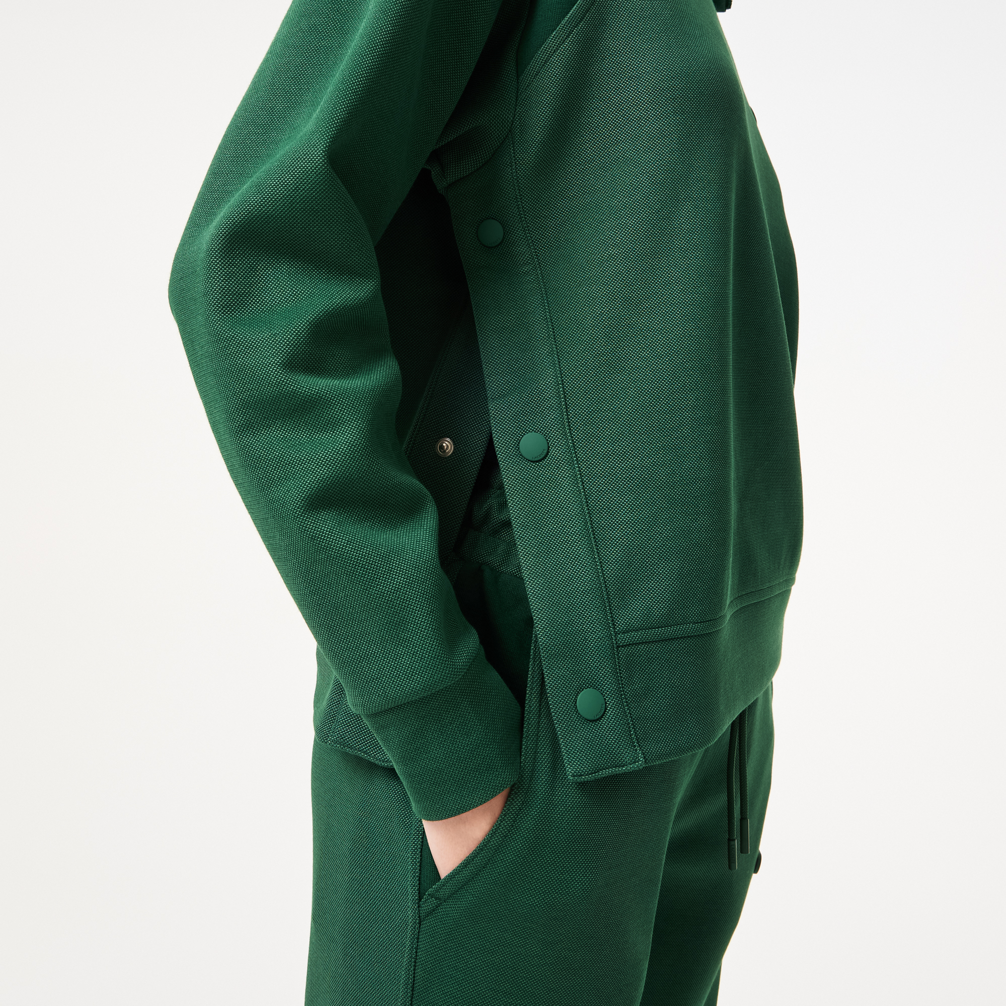 фото Женская толстовка lacoste regular fit на молнии