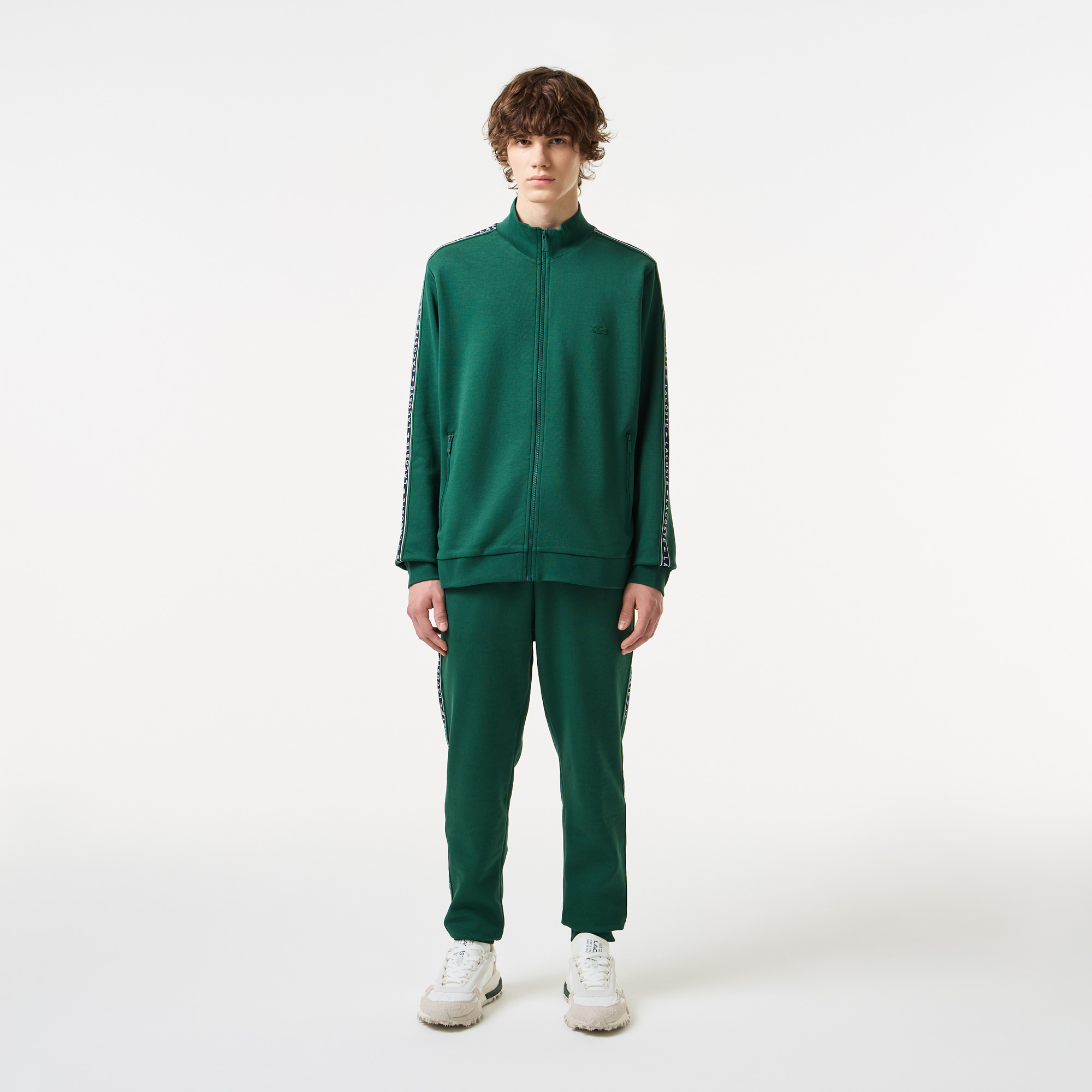 фото Мужская толстовка lacoste на молнии