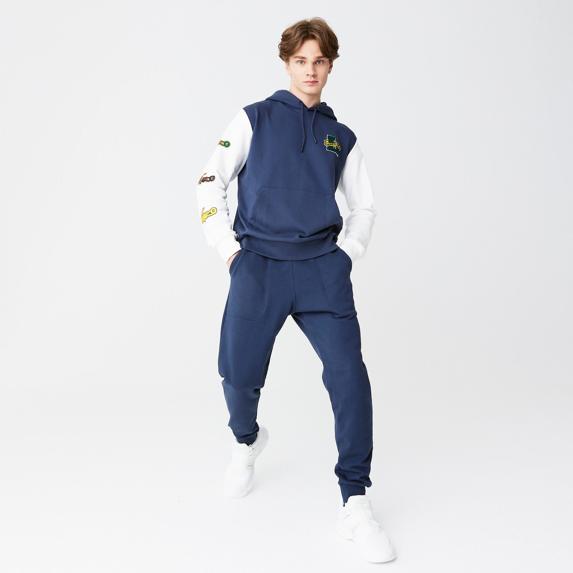 фото Мужская толстовка - худи lacoste regular fit