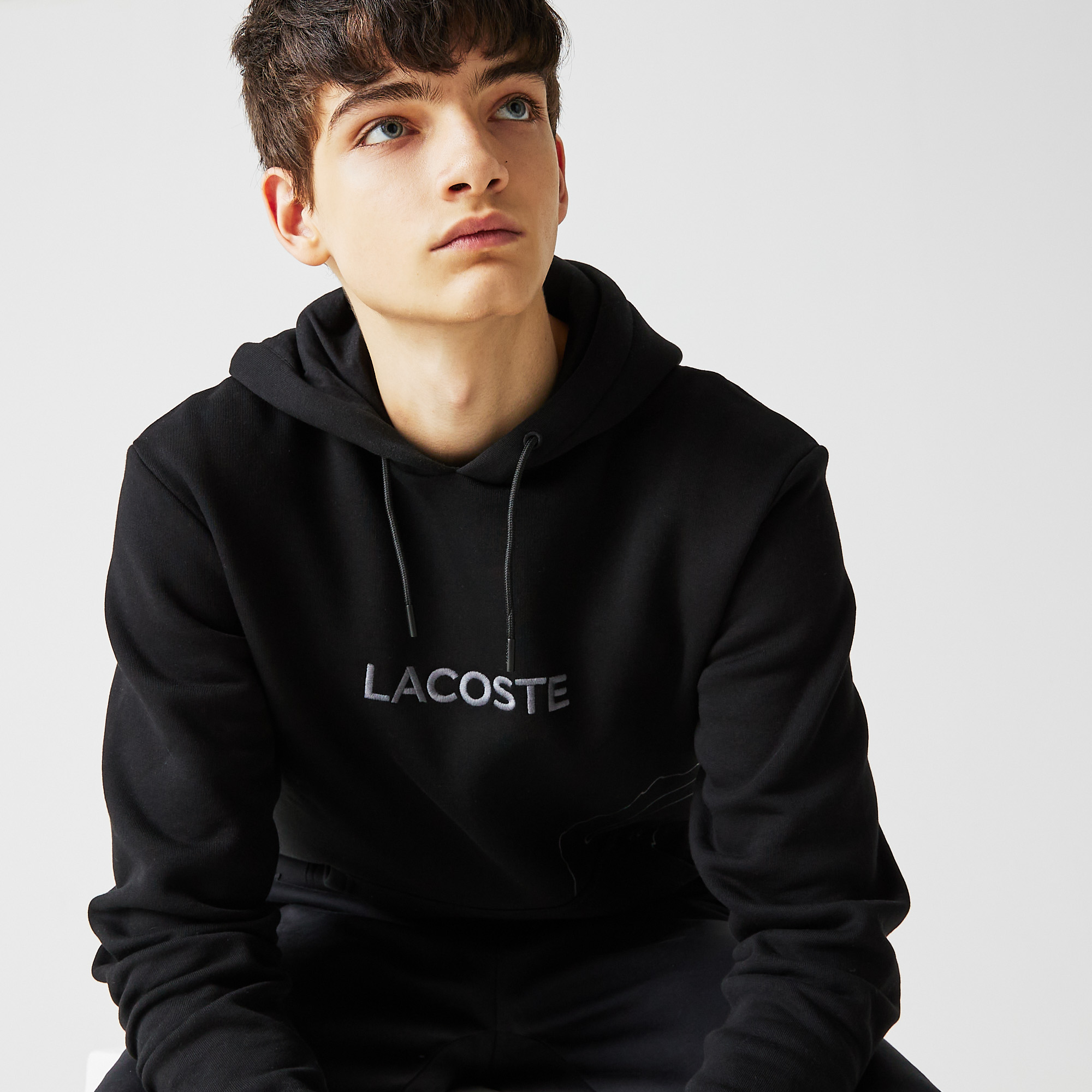 фото Мужская толстовка на молнии lacoste