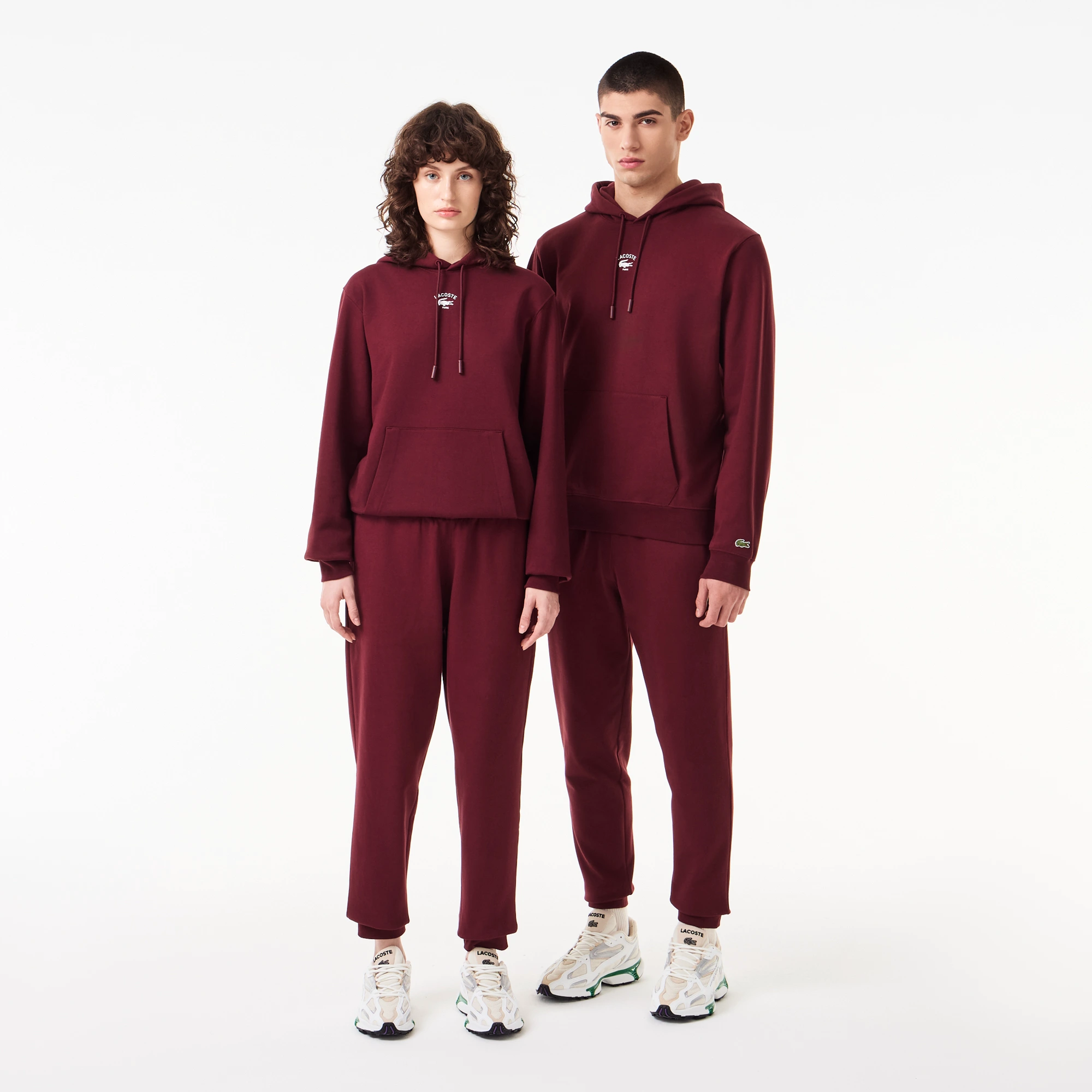 фото Хлопковая толстовка - худи lacoste unisex с капюшоном
