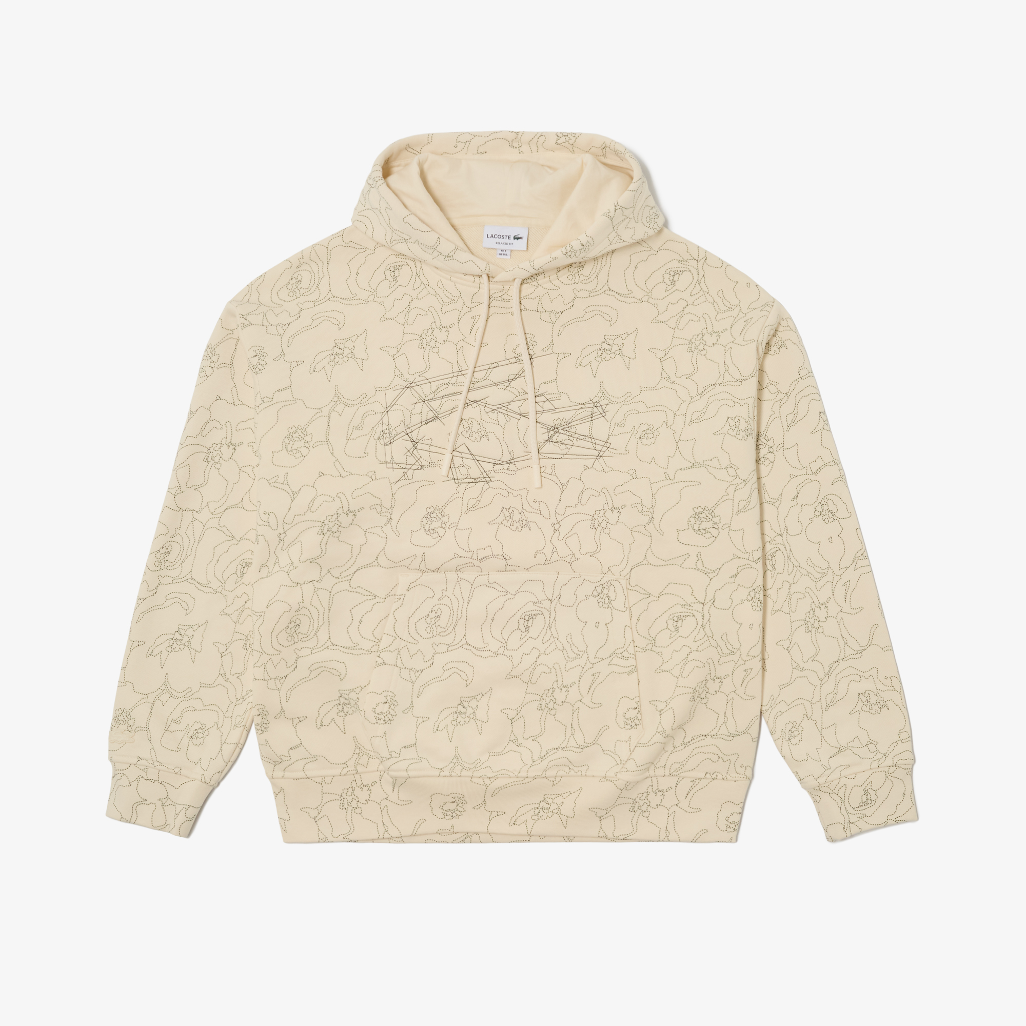 фото Мужская толстовка - худи lacoste из хлопка