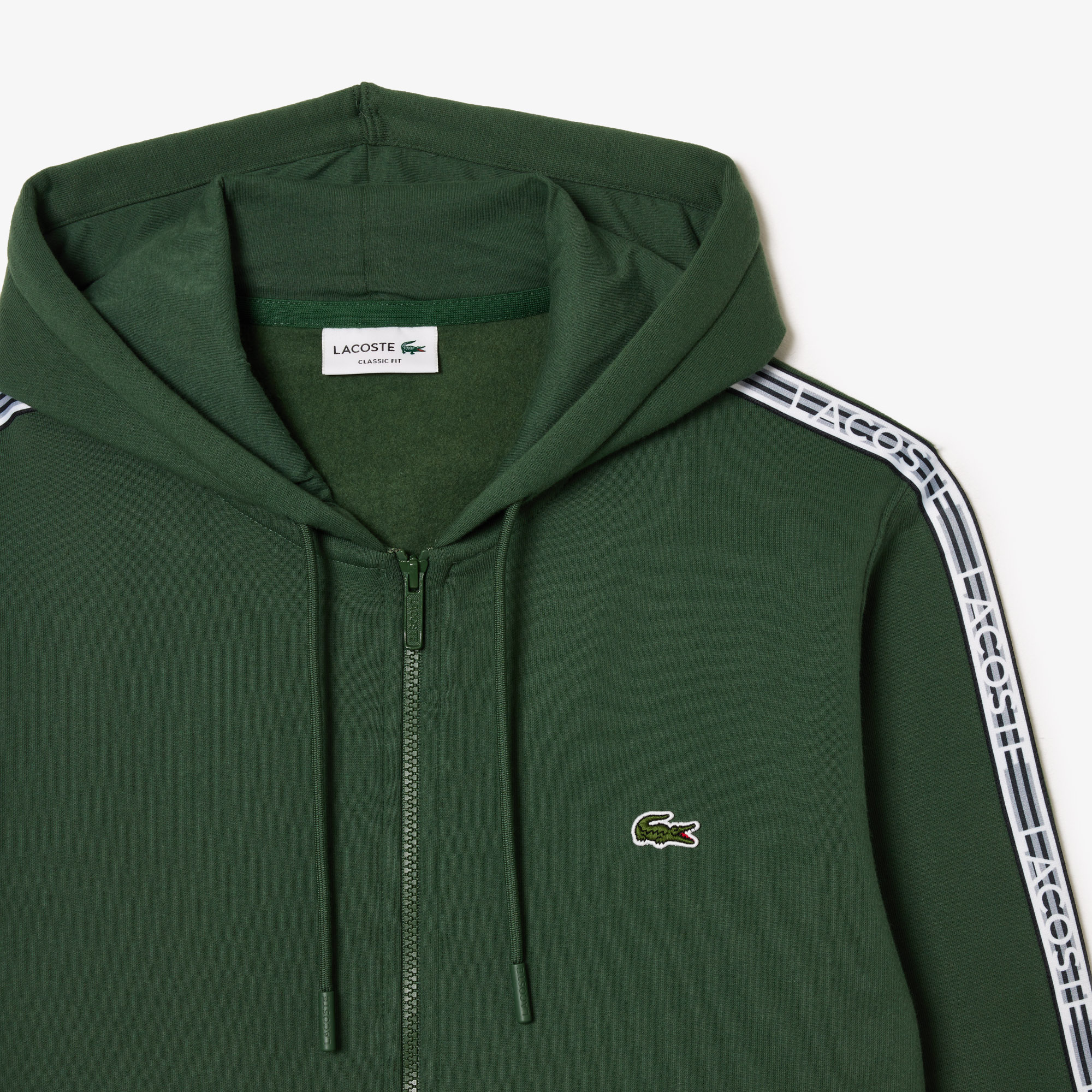 фото Мужская толстовка lacoste classic fit с флисом