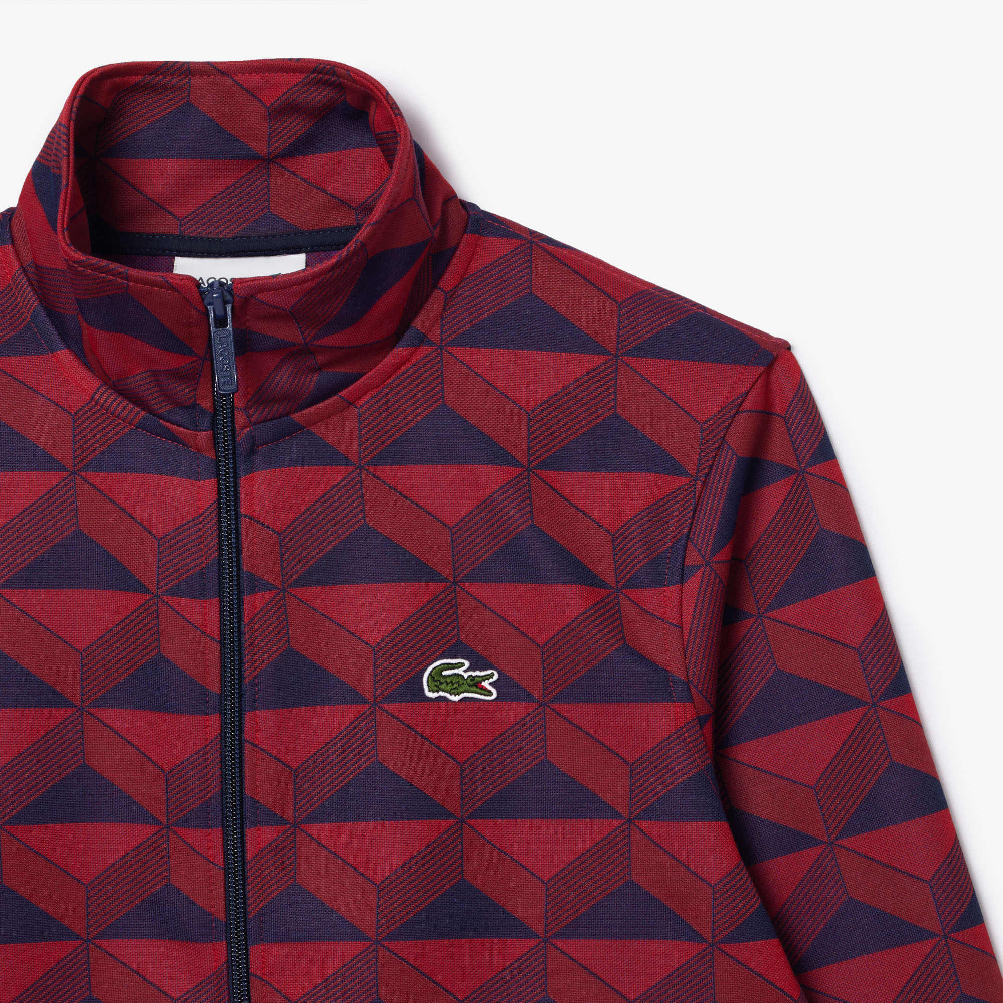 фото Жаккардовая толстовка lacoste unisex на молнии
