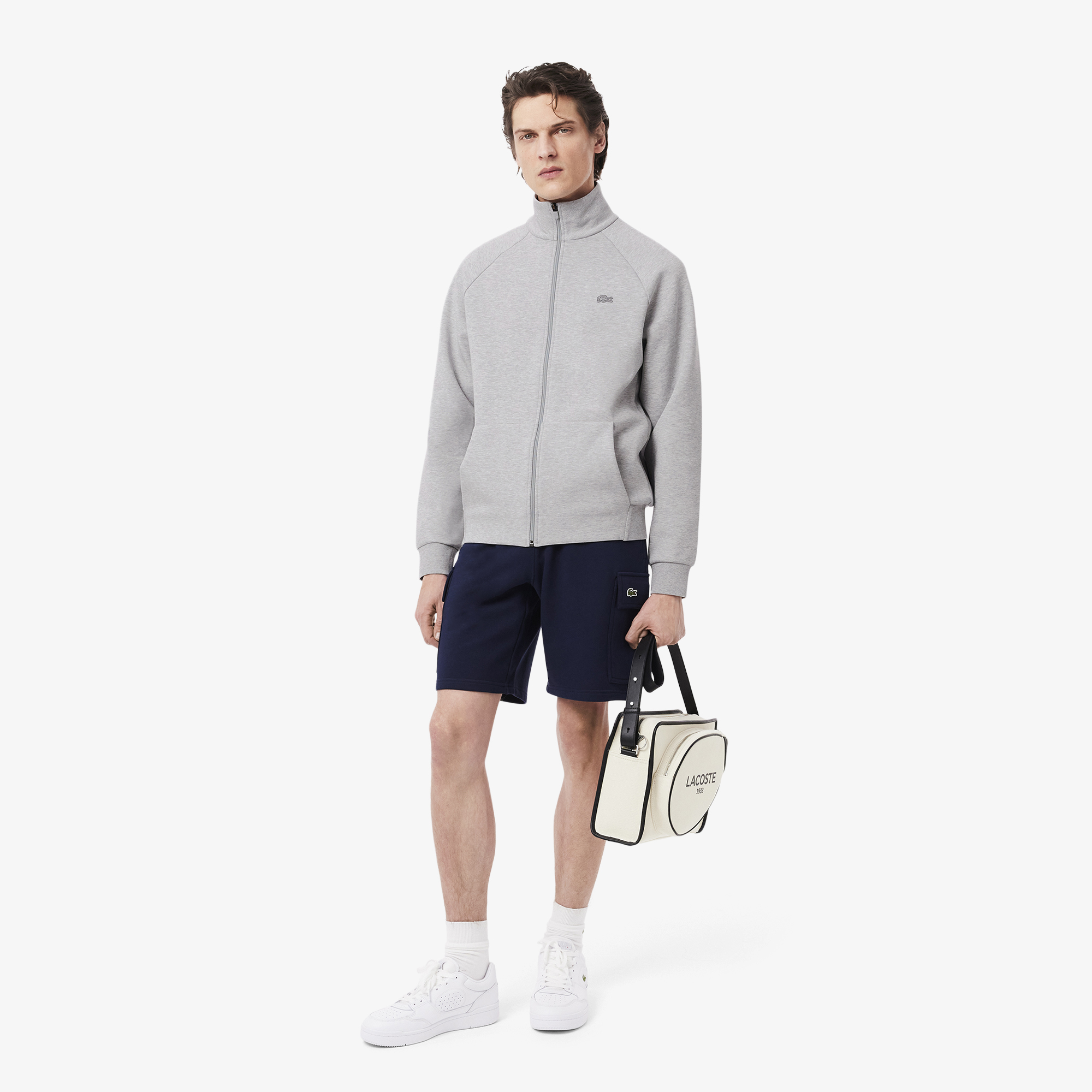 фото Мужская толстовка lacoste из эластичного органического хлопка