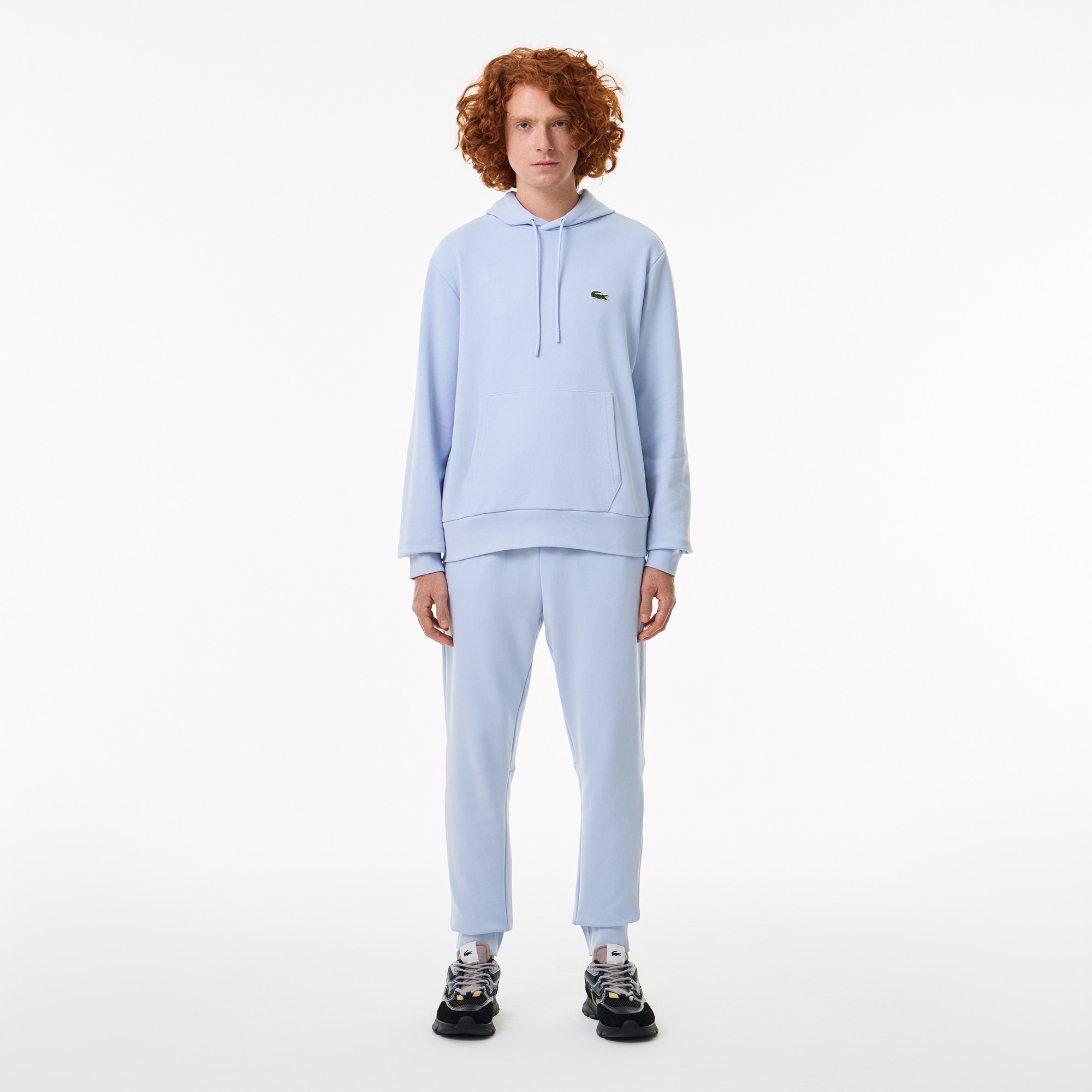 фото Мужская толстовка - худи lacoste classic fit из органического хлопка