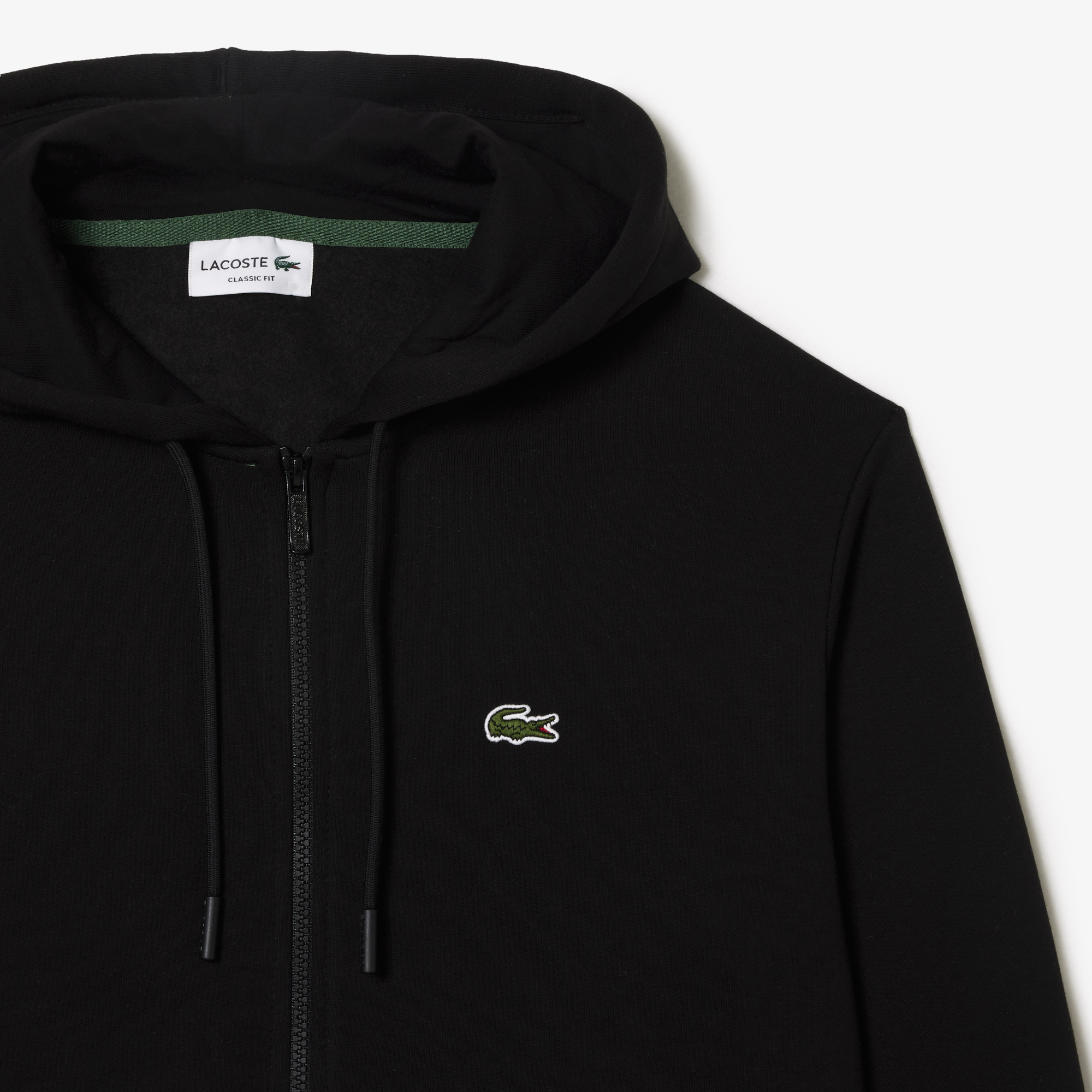 фото Мужская флисовая толстовка lacoste на молнии
