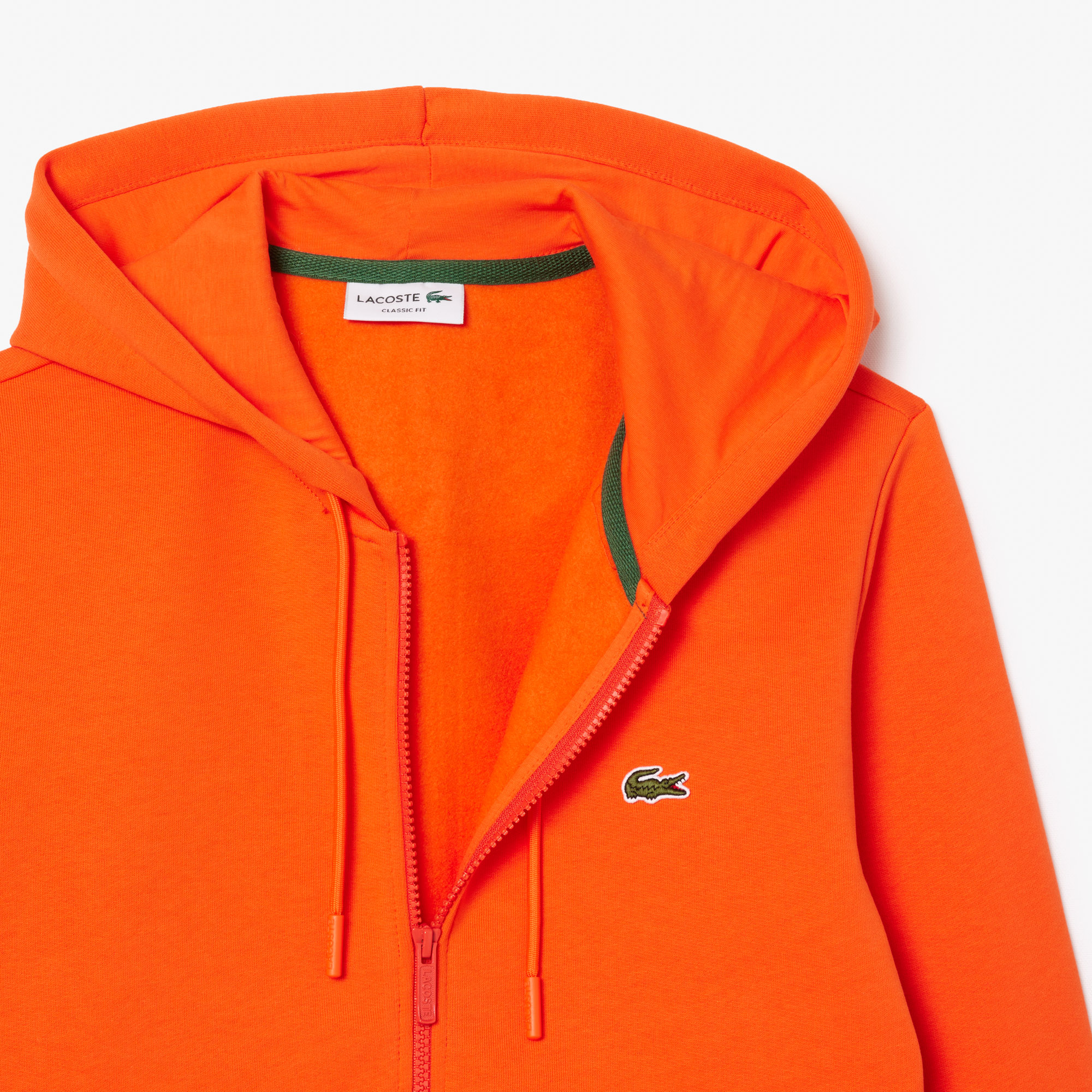 фото Мужская флисовая толстовка lacoste на молнии