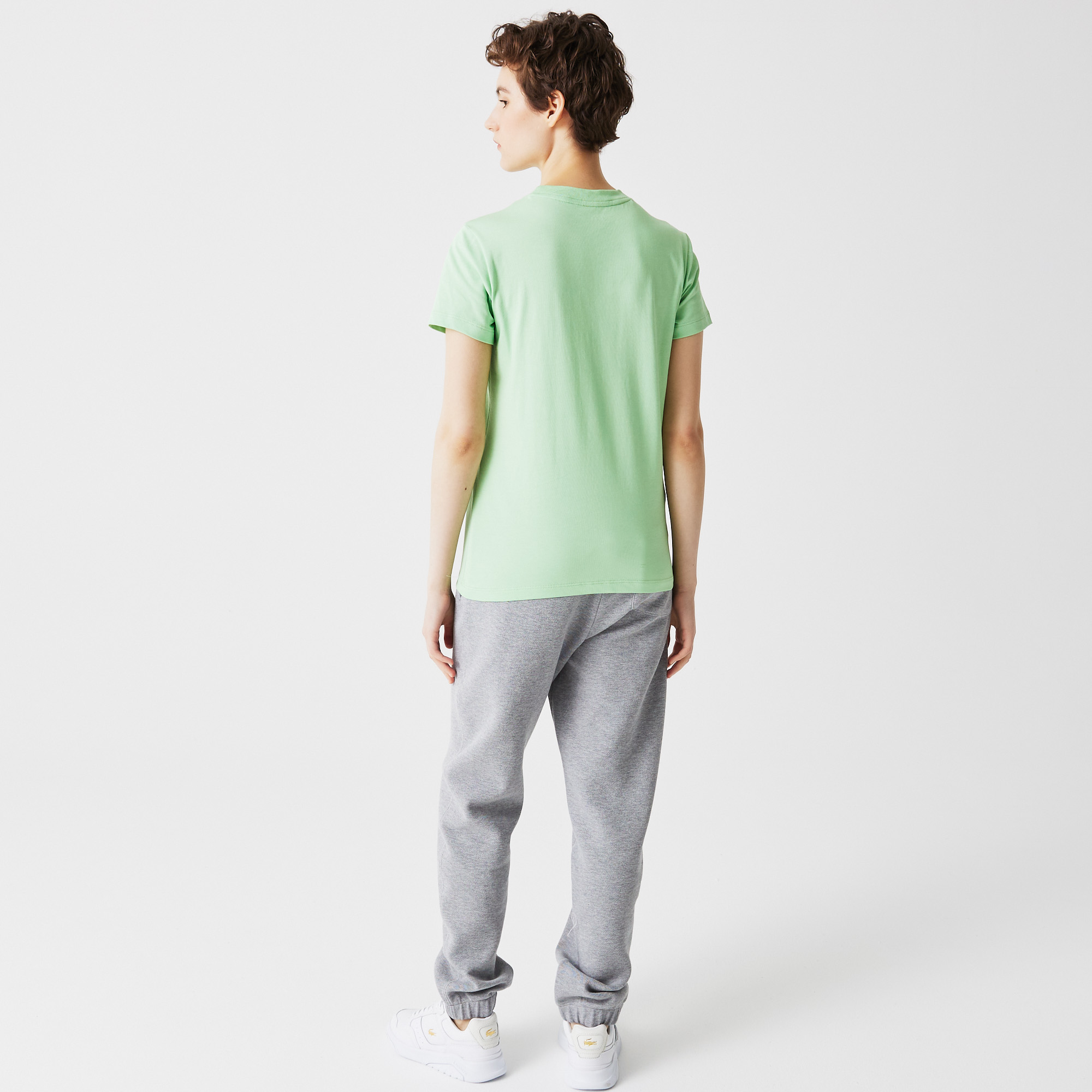 фото Хлопковая футболка lacoste