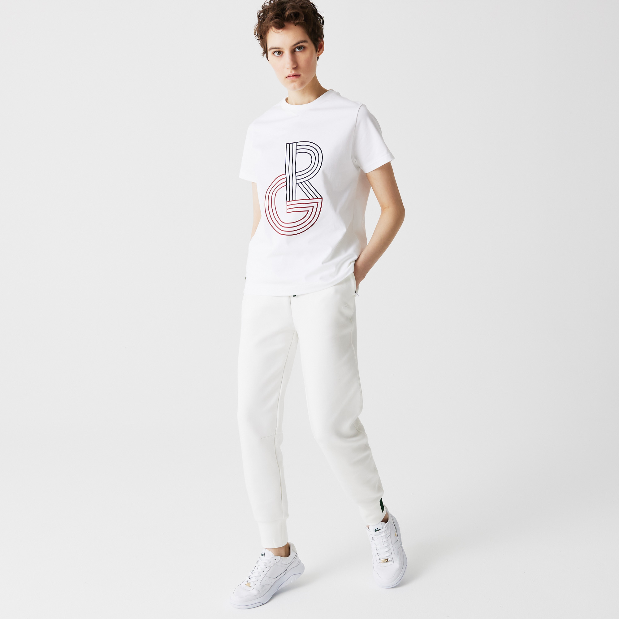 фото Хлопковая футболка lacoste roland garros