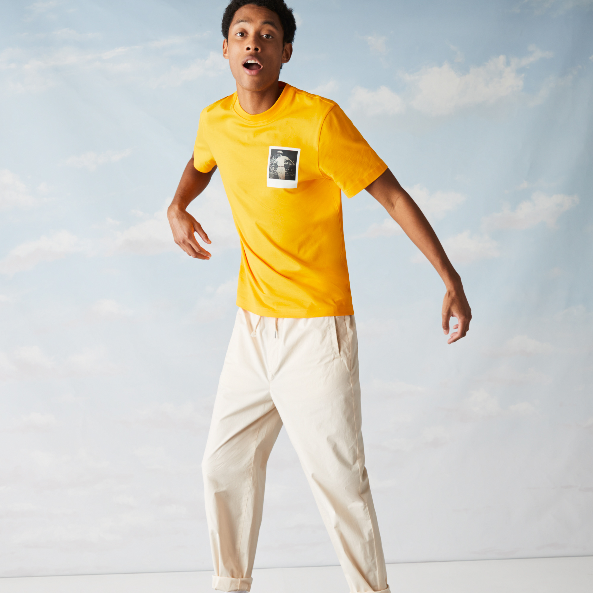 фото Футболка lacoste polaroid